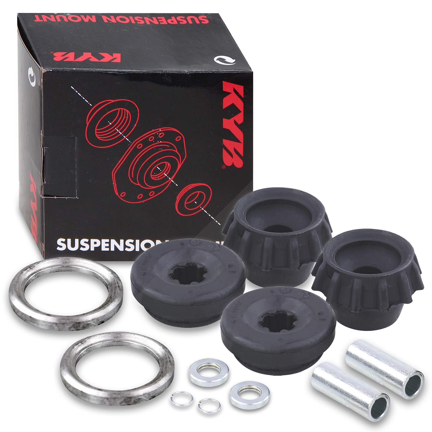 Kyb 2x Reparatursatz, Federbeinstützlager [Hersteller-Nr. SM5197] für VW