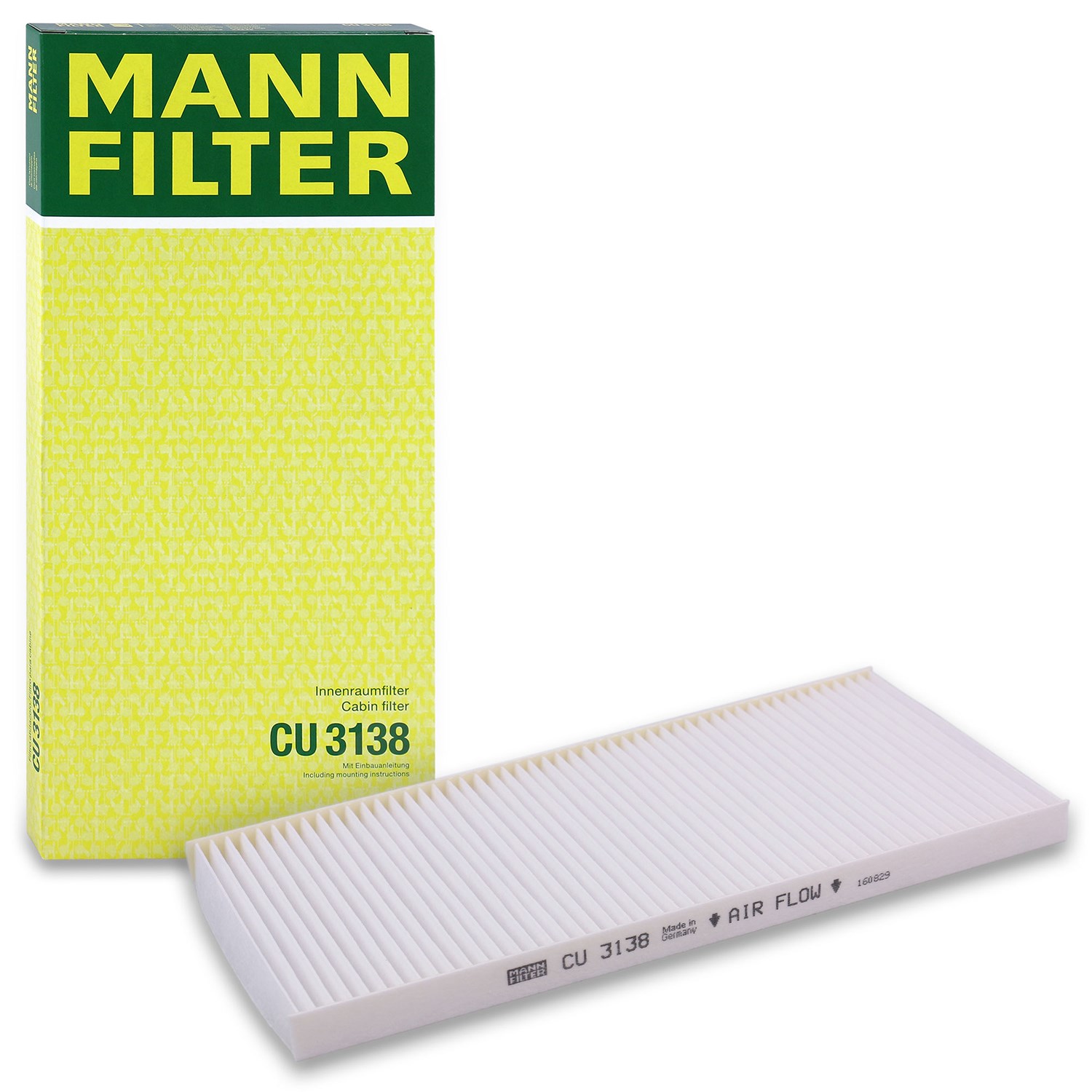 Mann-filter Filter, Innenraumluft [Hersteller-Nr. CU3138] für Lancia, Fiat