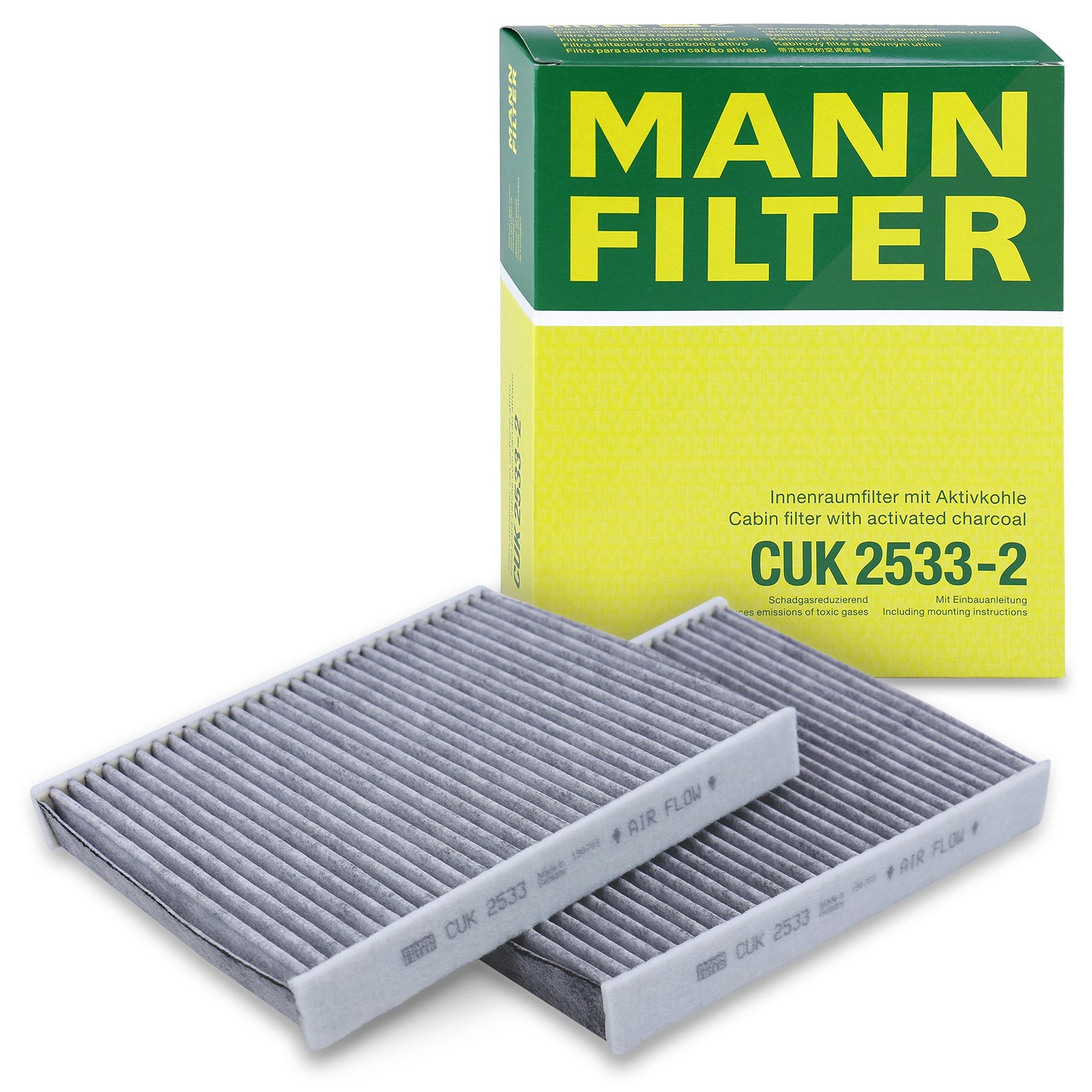 Mann-filter Filter, Innenraumluft [Hersteller-Nr. CUK2533-2] für BMW, Rolls-royce, Alpina