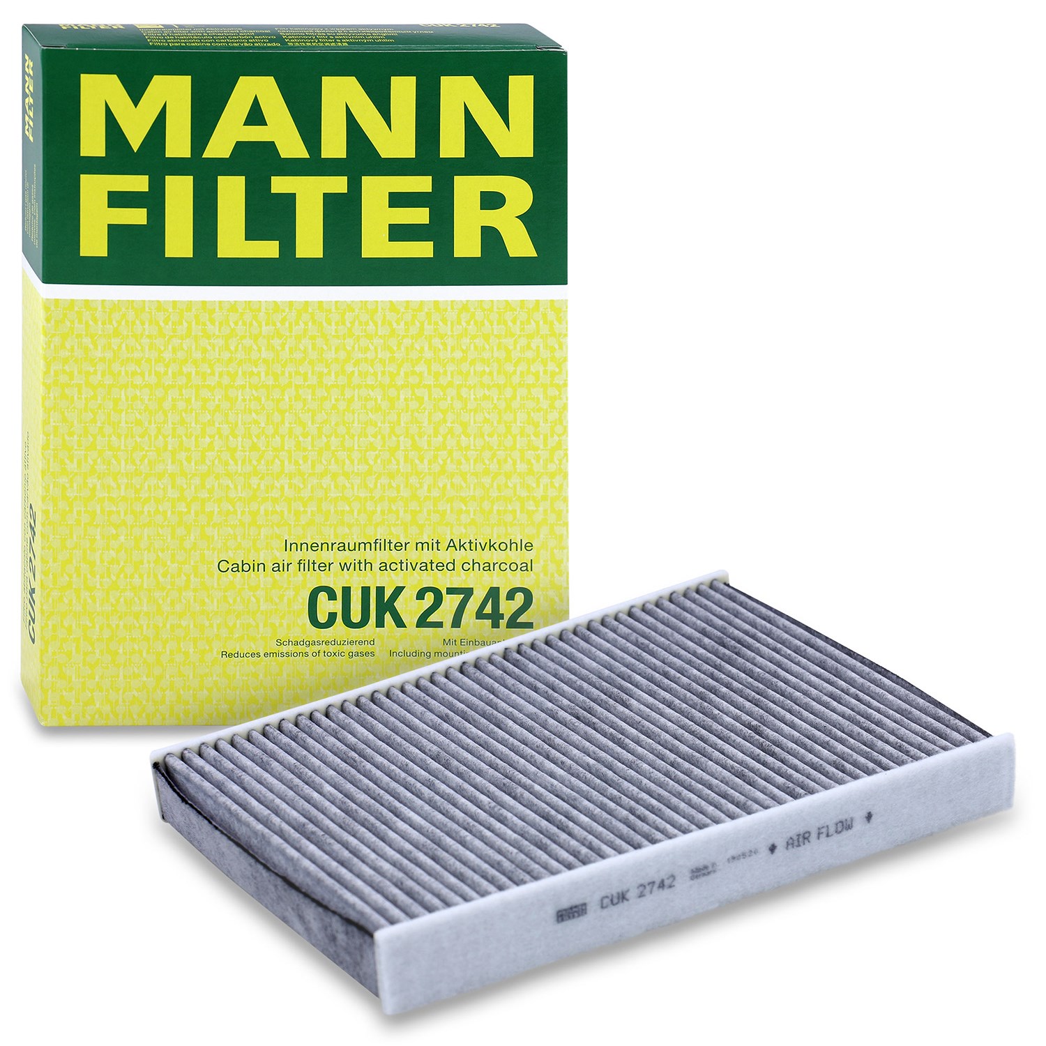 Mann-filter Filter, Innenraumluft [Hersteller-Nr. CUK2742] für Citroën, Peugeot
