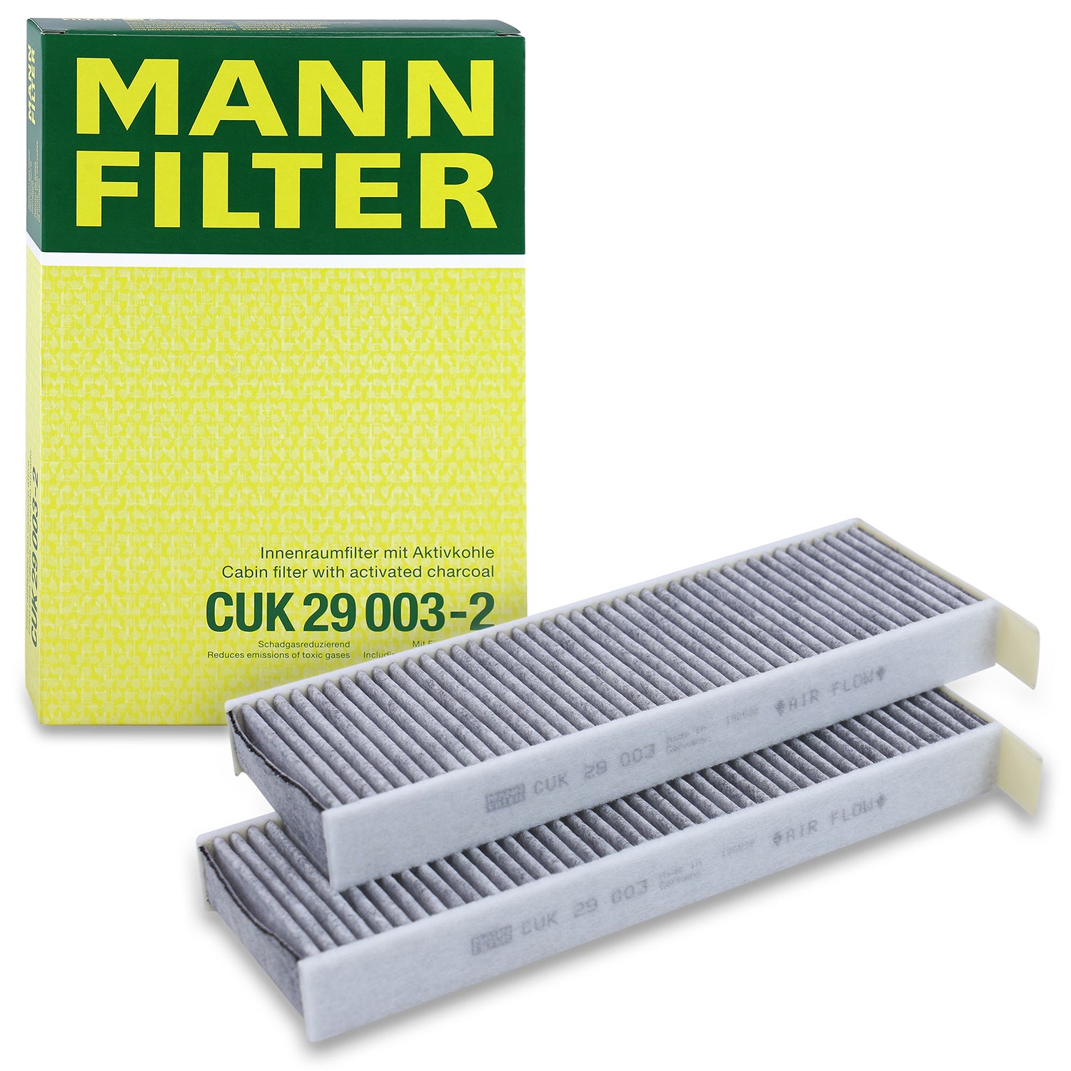 Mann-filter Filter, Innenraumluft [Hersteller-Nr. CUK29003-2] für Toyota, Citroën, Opel, Ds, Fiat, Peugeot, Vauxhall