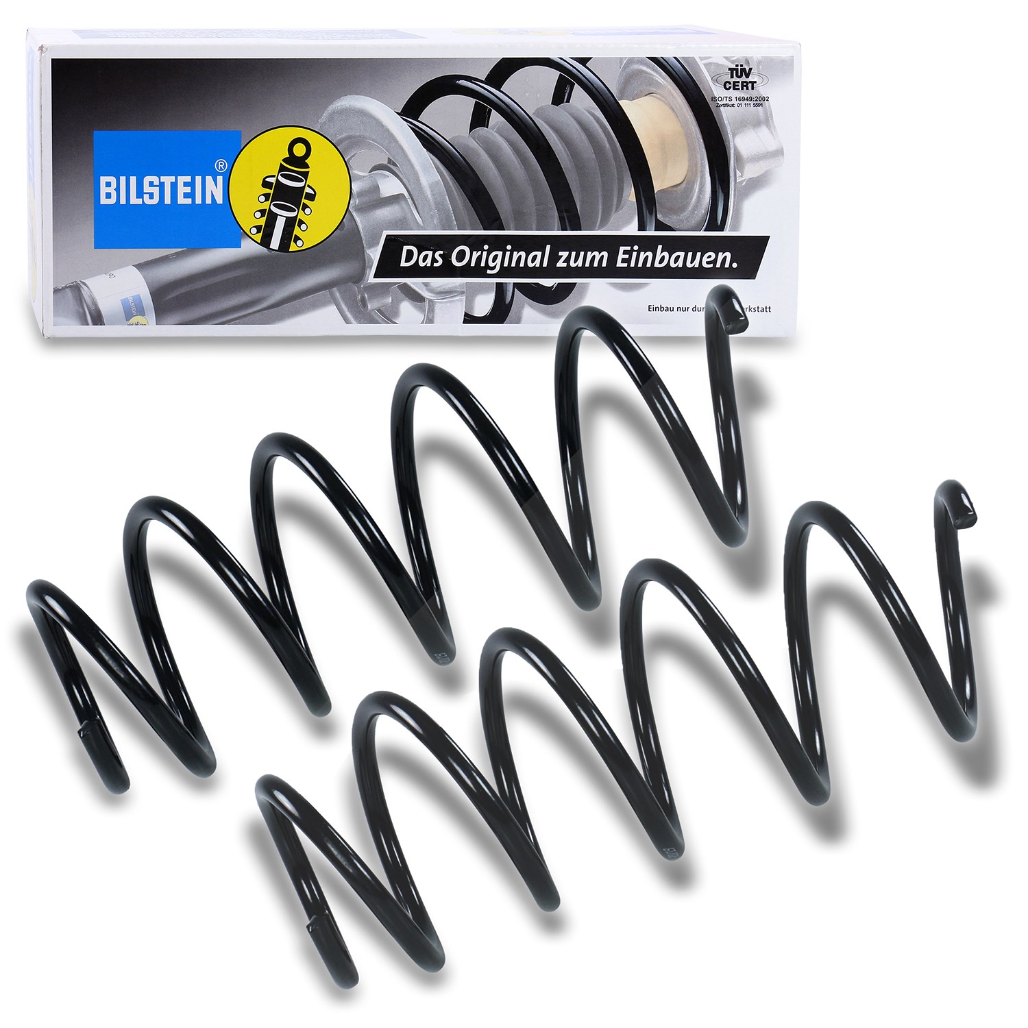 Bilstein 2x Fahrwerksfeder vorne [Hersteller-Nr. 37-163563] für Vauxhall, Opel