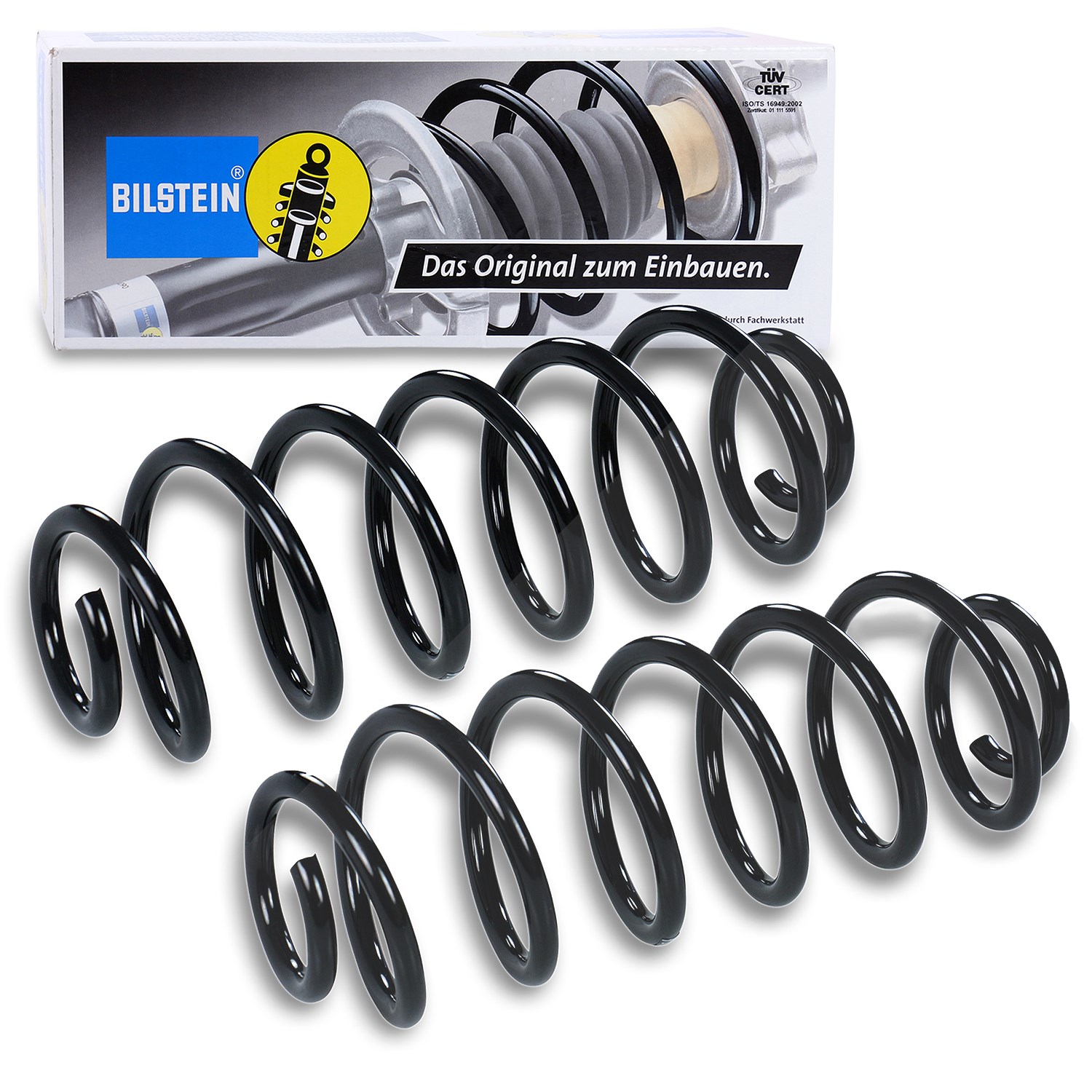 Bilstein 2x Fahrwerksfeder hinten [Hersteller-Nr. 36-214549] für Ford
