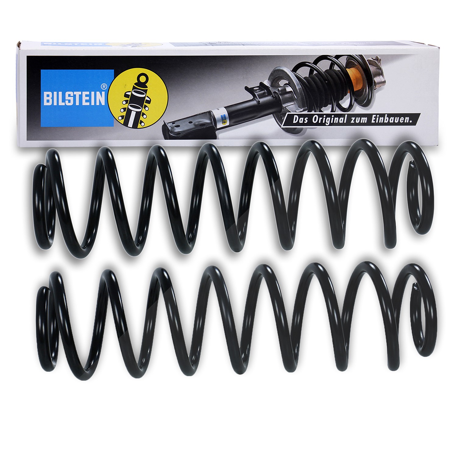 Bilstein 2x Fahrwerksfeder hinten [Hersteller-Nr. 40180588] für VW, Skoda