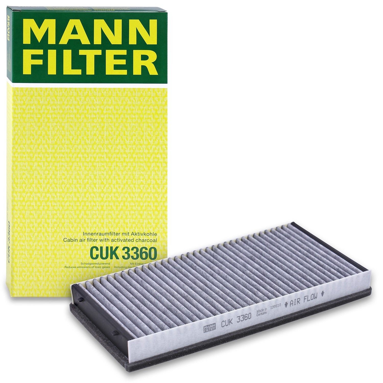 Mann-filter Filter, Innenraumluft [Hersteller-Nr. CUK3360] für Porsche, Peugeot