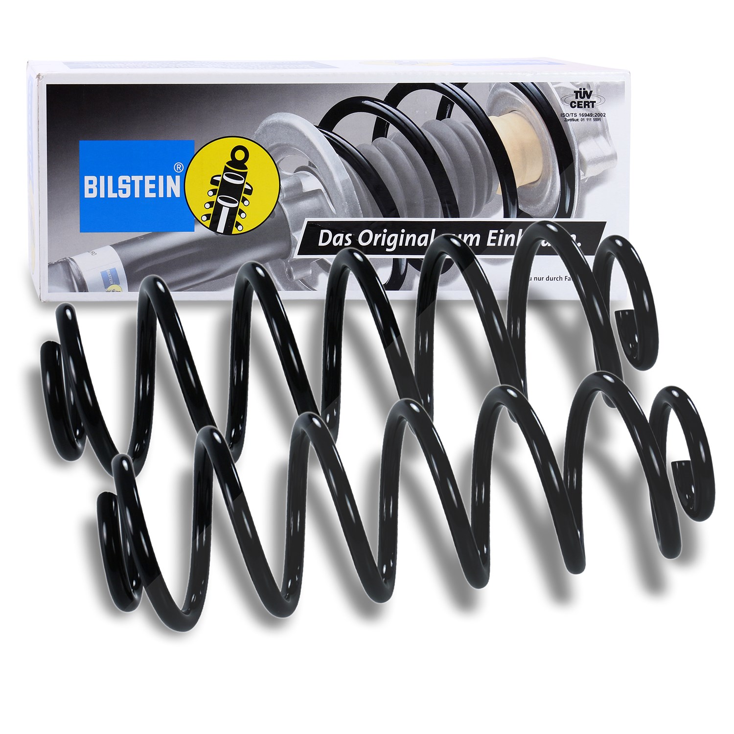 Bilstein 2x Fahrwerksfeder hinten [Hersteller-Nr. 36-266135] für VW, Skoda