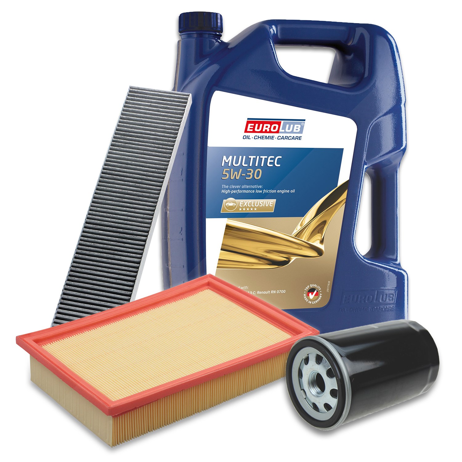 Bestprice Inspektionspaket Filtersatz SET A + 5L ÖL [Hersteller-Nr. 40197155] für Ford