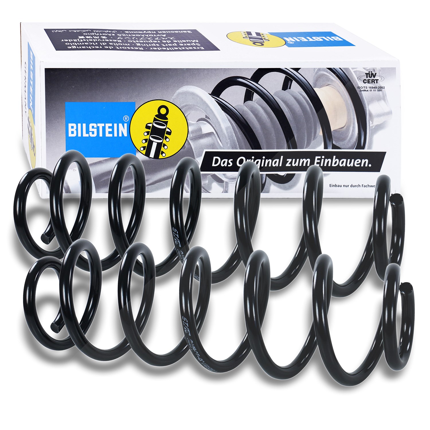 Bilstein 2x Fahrwerksfeder hinten [Hersteller-Nr. 36-134076] für Skoda, VW, Seat