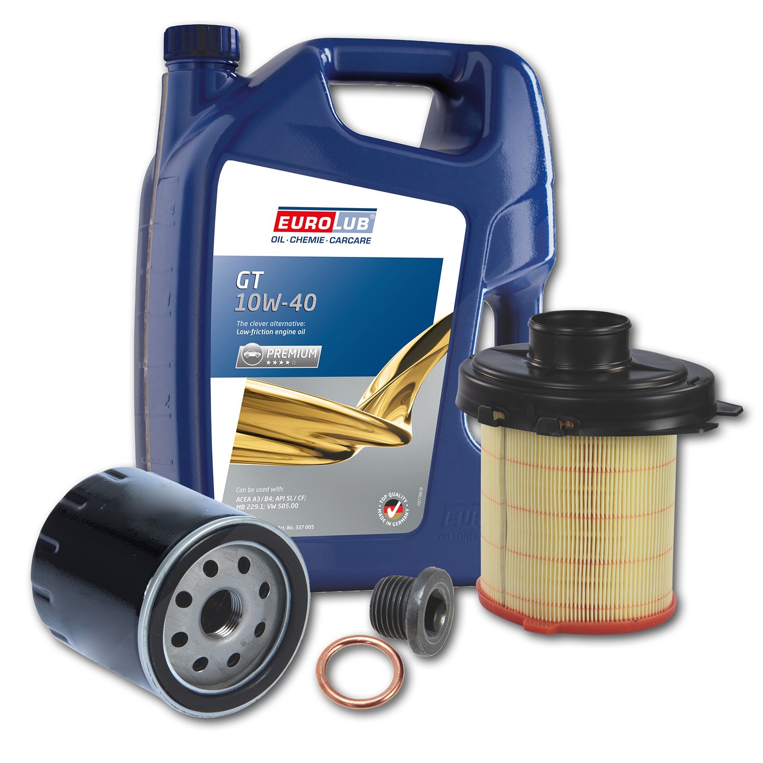 Bestprice Inspektionspaket Filtersatz SET A + 5L ÖL [Hersteller-Nr. 40197230] für Citroën, Peugeot
