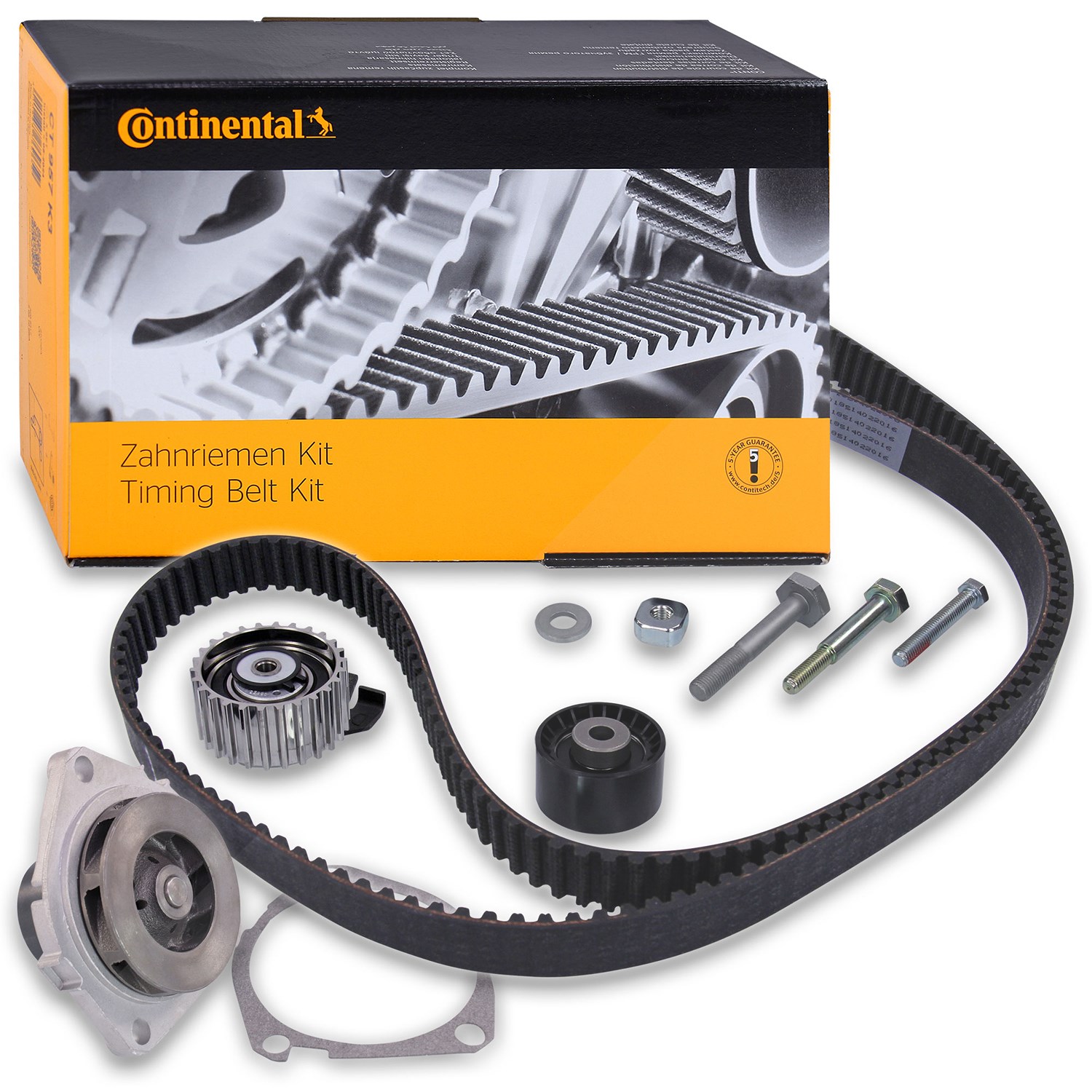 Continental Ctam Satz CONTITECH Zahnriemen +BP Wasserpumpe [Hersteller-Nr. 34005505] für Chevrolet, Saab, Jeep, Suzuki, Lancia, Alfa Romeo, Fiat, Opel