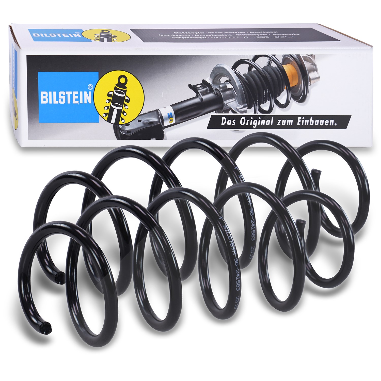 Bilstein 2x Fahrwerksfeder vorne [Hersteller-Nr. 36-241583] für VW