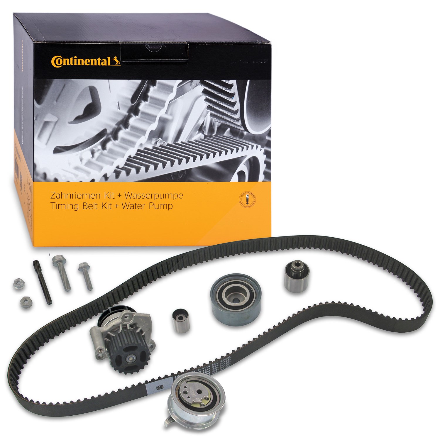 Continental Ctam Wasserpumpe + Zahnriemensatz [Hersteller-Nr. CT1134WP1] für Audi, Seat, VW, Skoda