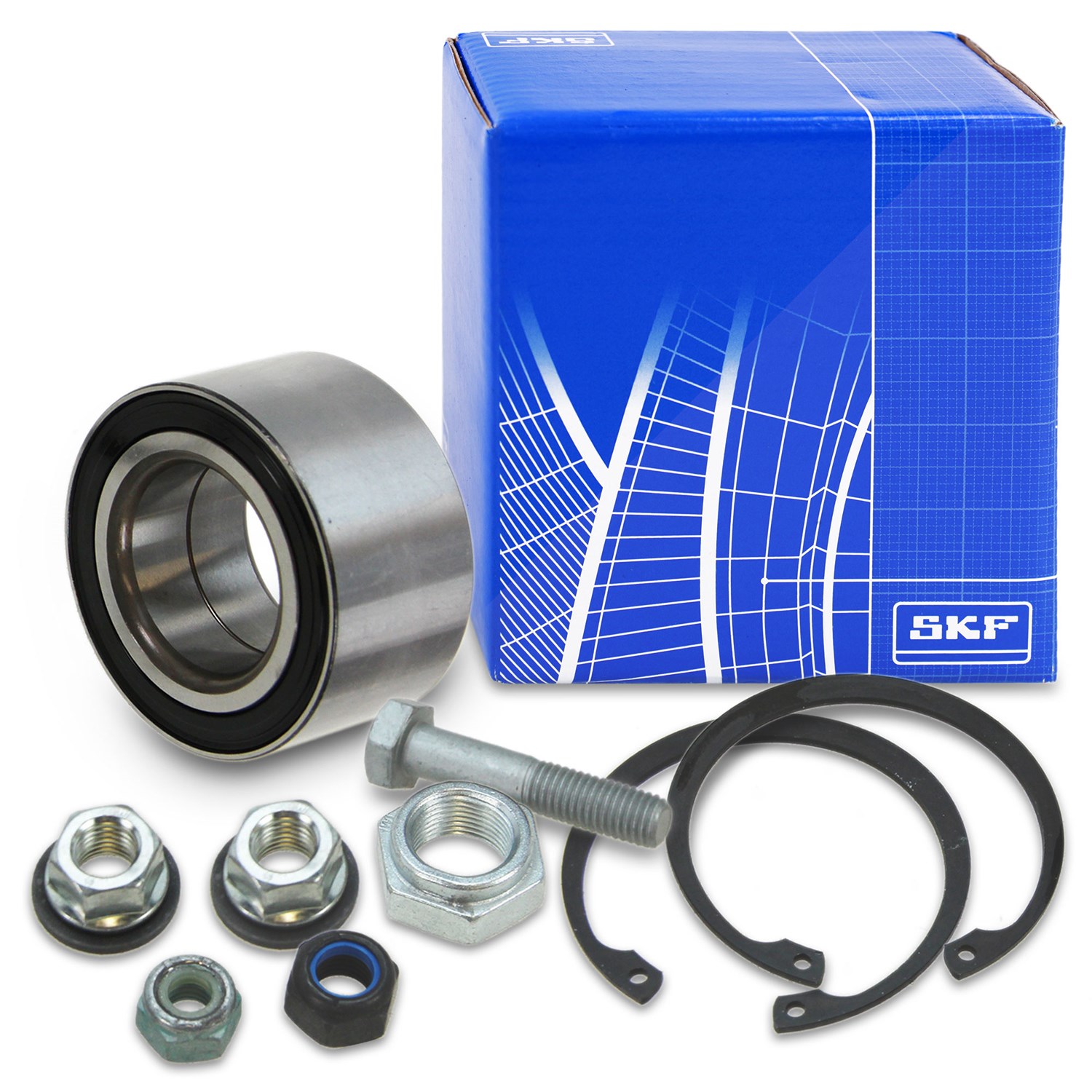 Skf Radlagersatz Vorderachse / Hinterachse [Hersteller-Nr. VKBA1358] für Seat, VW