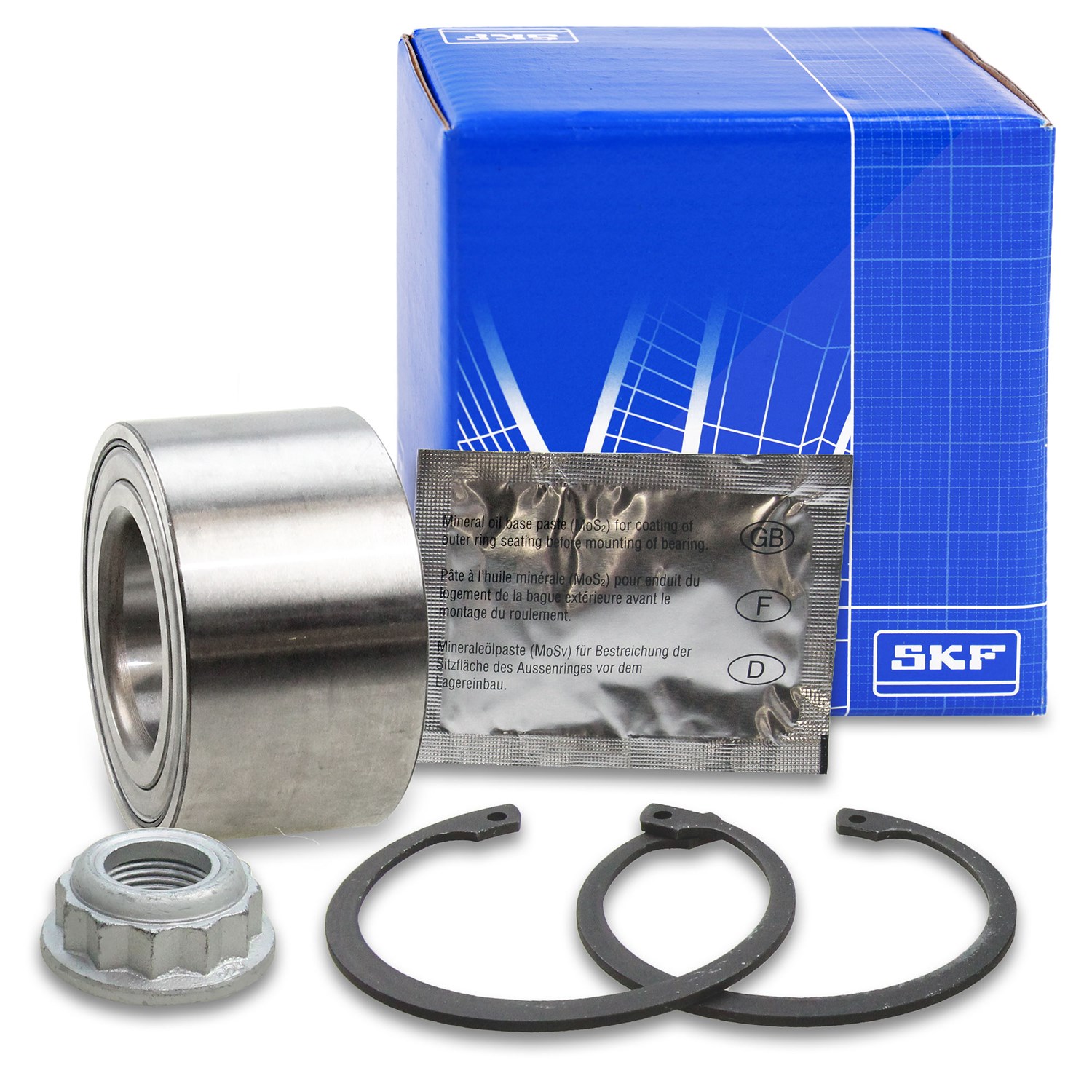 Skf Radlagersatz Vorderachse [Hersteller-Nr. VKBA906] für Seat, VW