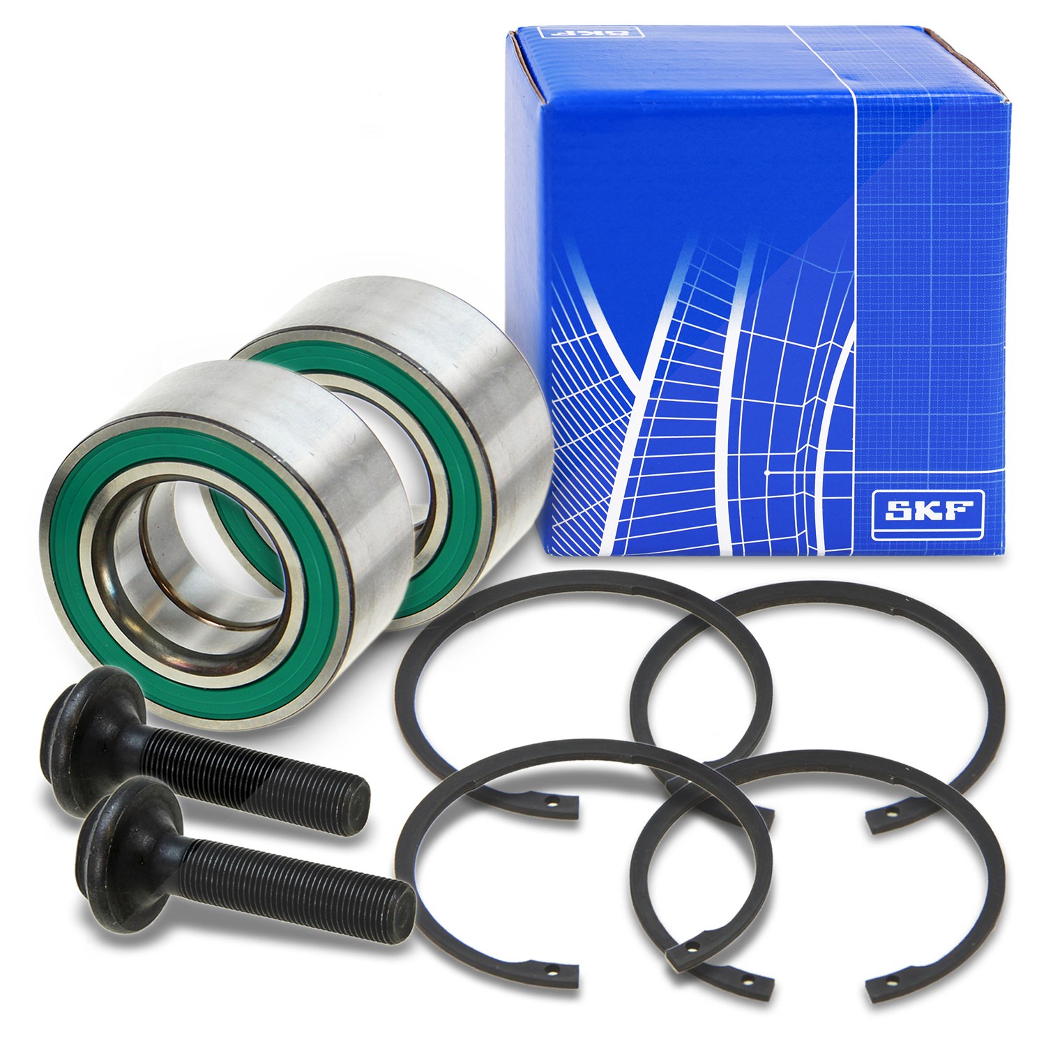 Skf 2x Radlagersatz [Hersteller-Nr. VKBA1356] für Skoda, VW, Audi