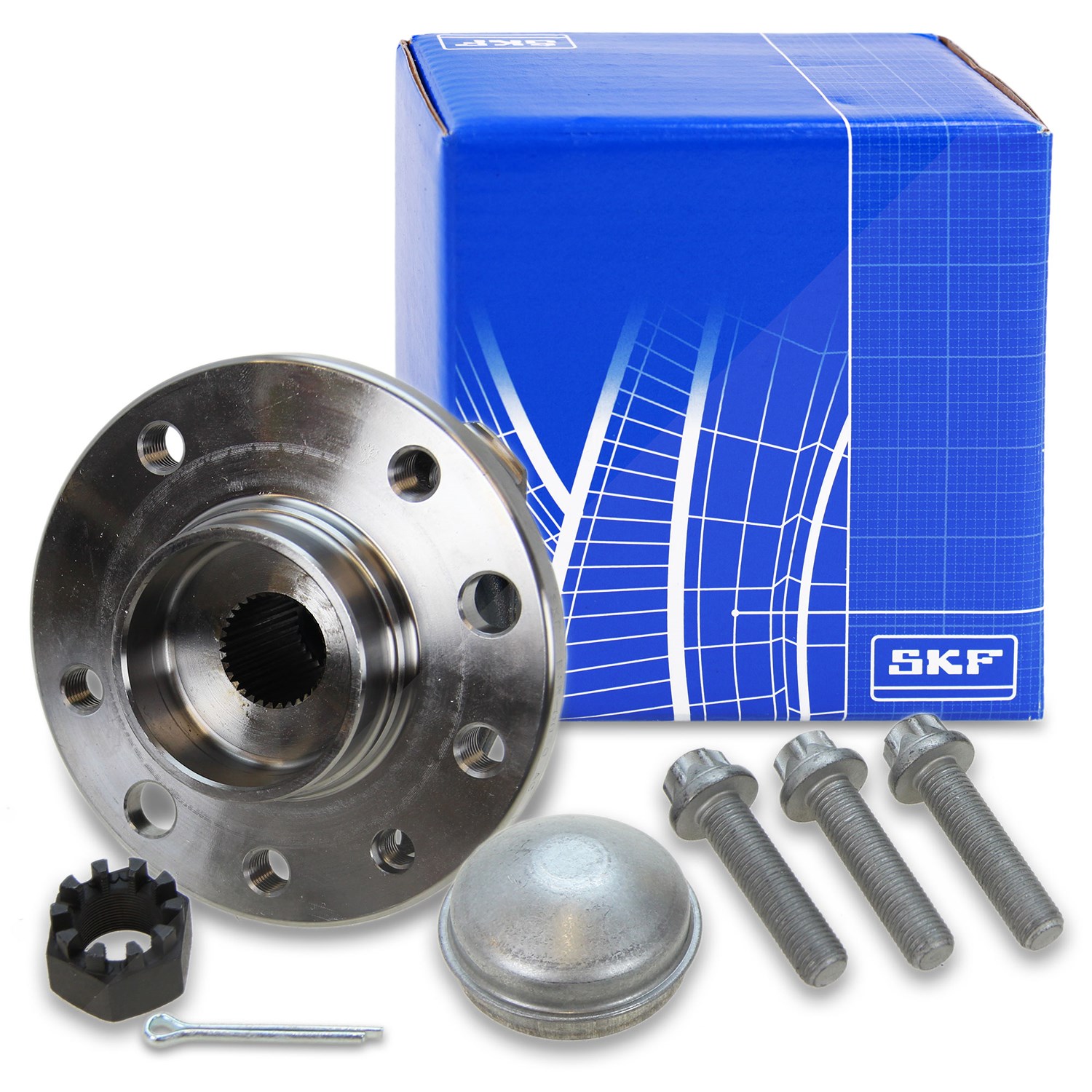 Skf Radlagersatz inkl. Radnabe Vorderachse [Hersteller-Nr. VKBA3513] für Vauxhall, Opel