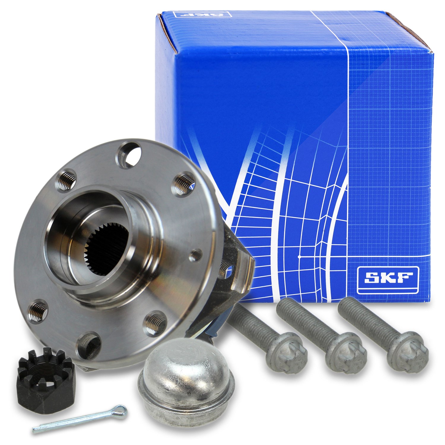 Skf Radlagersatz inkl. Radnabe Vorderachse [Hersteller-Nr. VKBA3511] für Opel, Vauxhall