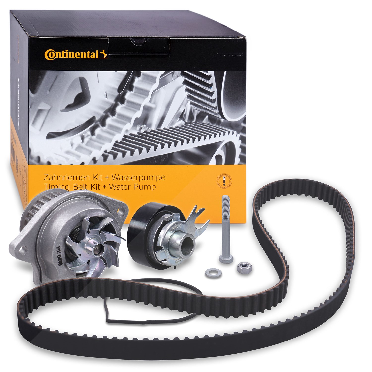 Continental Ctam Zahnriemensatz + Wasserpumpe [Hersteller-Nr. CT846WP1] für VW, Seat