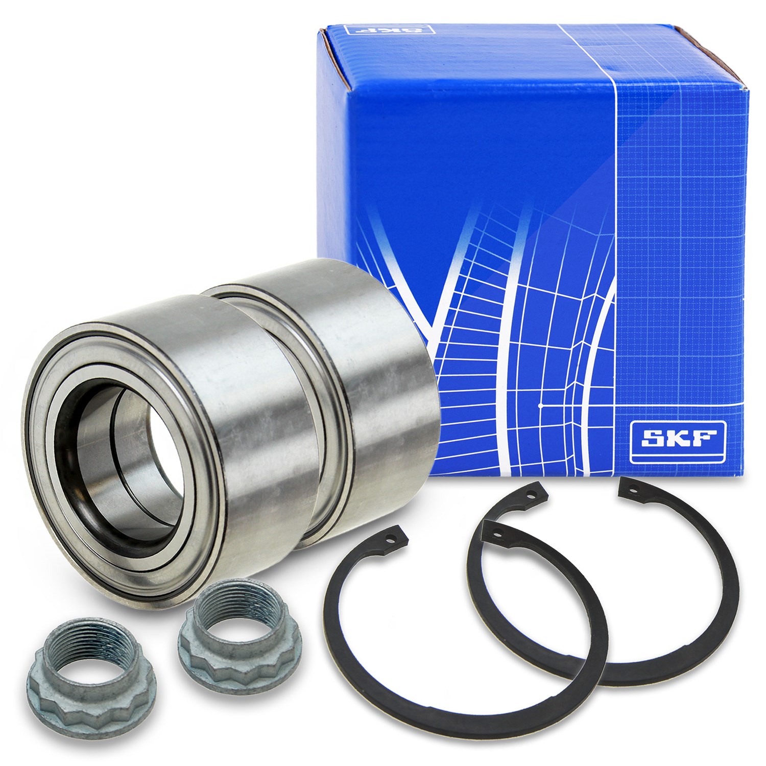 Skf 2x Radlagersatz Hinterachse [Hersteller-Nr. VKBA757] für Mercedes-Benz