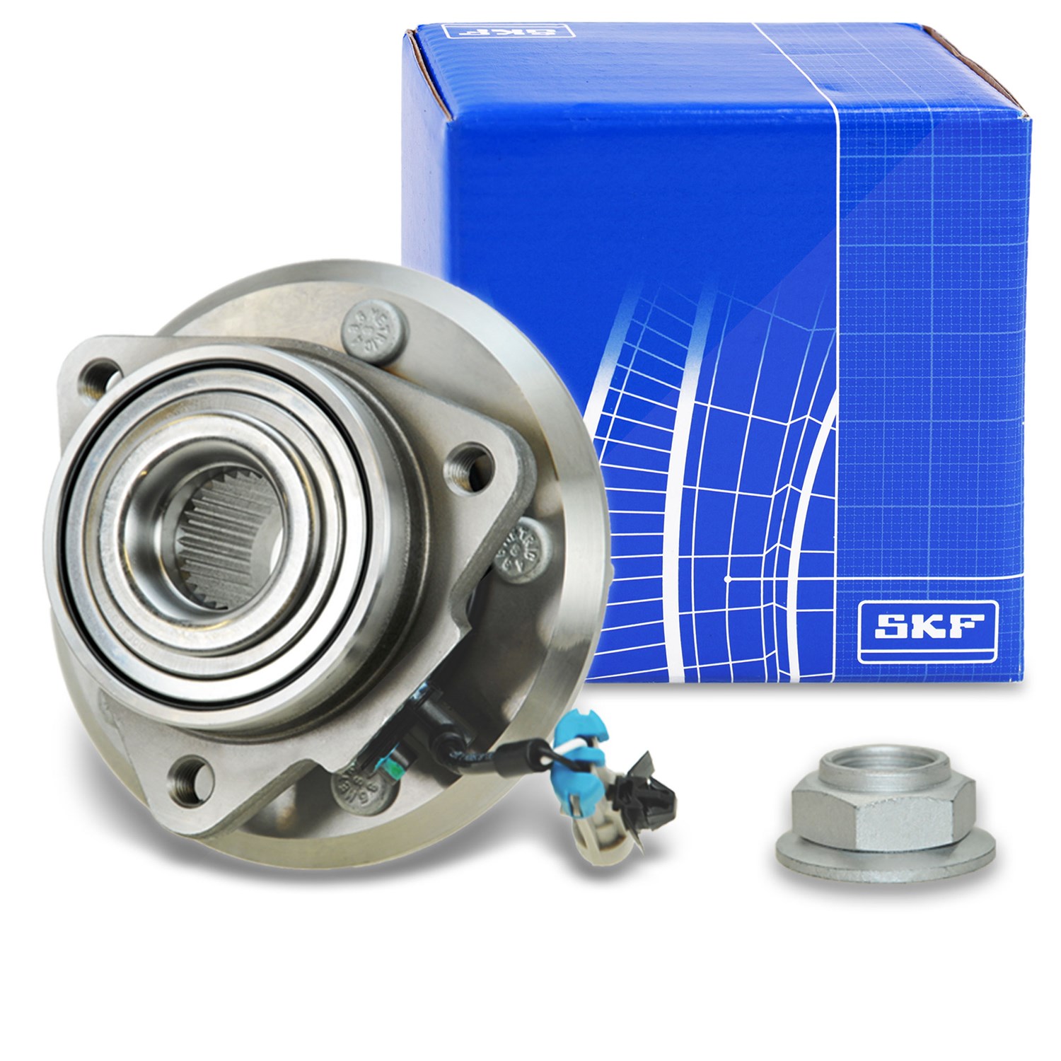 Skf Radlagersatz inkl. Radnabe Vorderachse [Hersteller-Nr. VKBA7437] für Vauxhall, Chevrolet, Opel