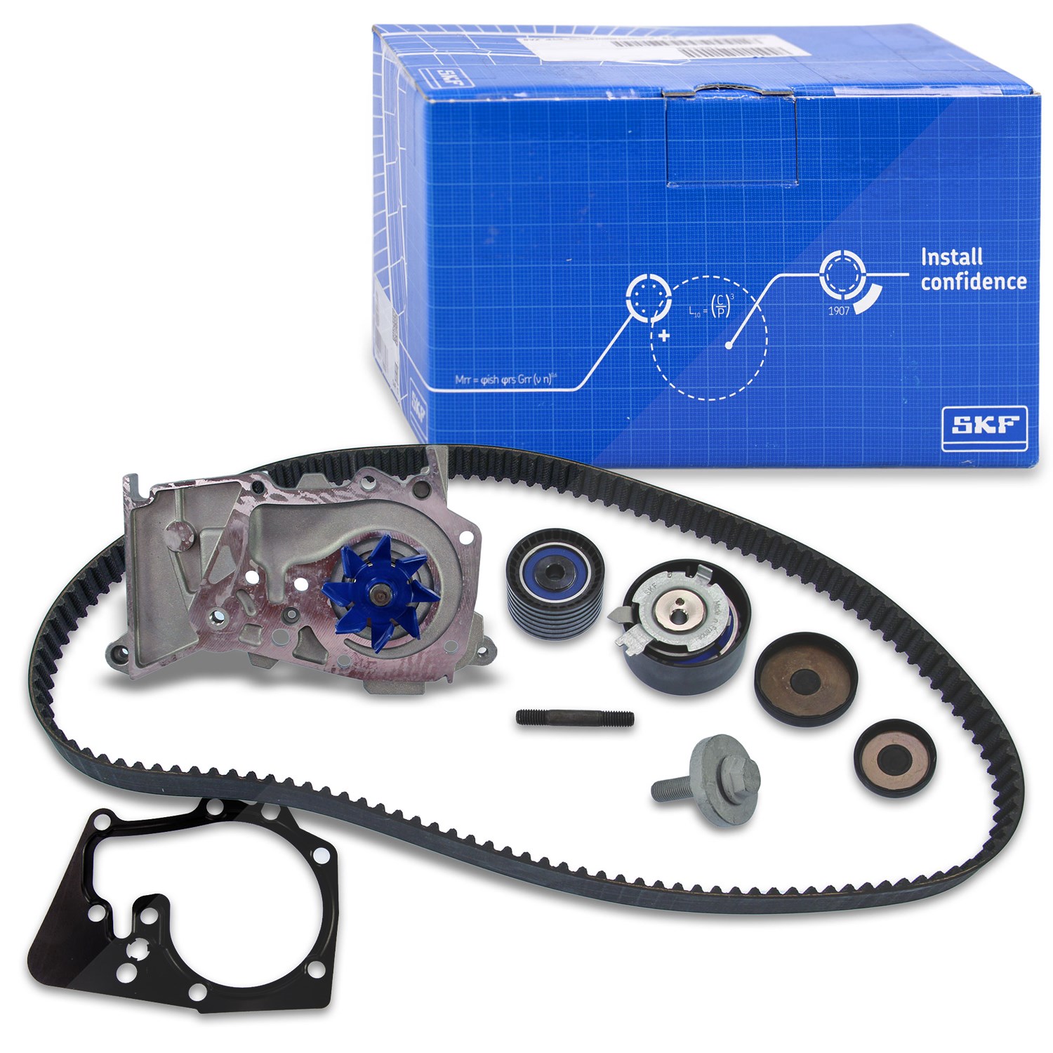 Skf Wasserpumpe + Zahnriemensatz [Hersteller-Nr. VKMC06020] für Nissan, Lada, Dacia, Renault