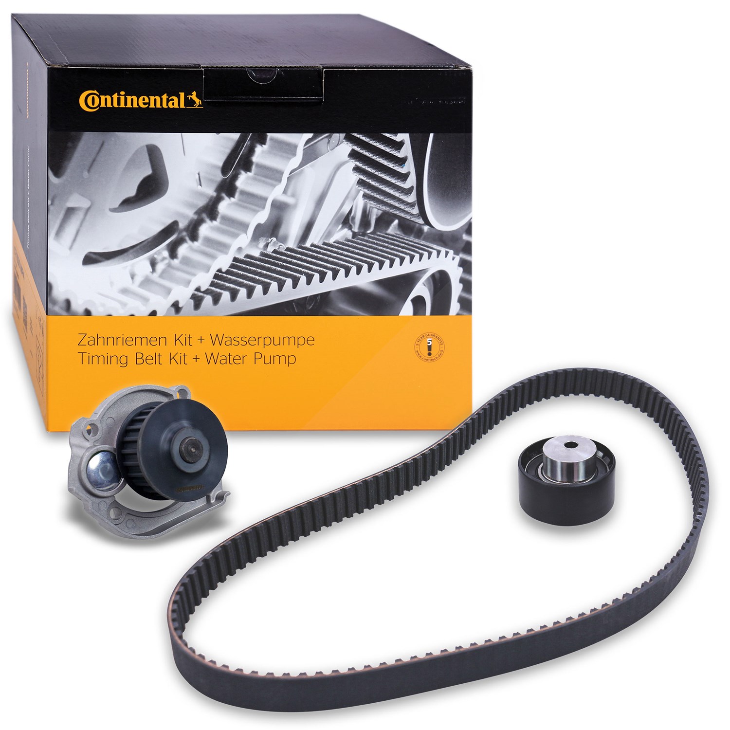 Continental Ctam Zahnriemensatz + Wasserpumpe [Hersteller-Nr. CT1049WP1] für Vauxhall, Jeep, Lancia, Abarth, Chrysler, Opel, Alfa Romeo, Fiat