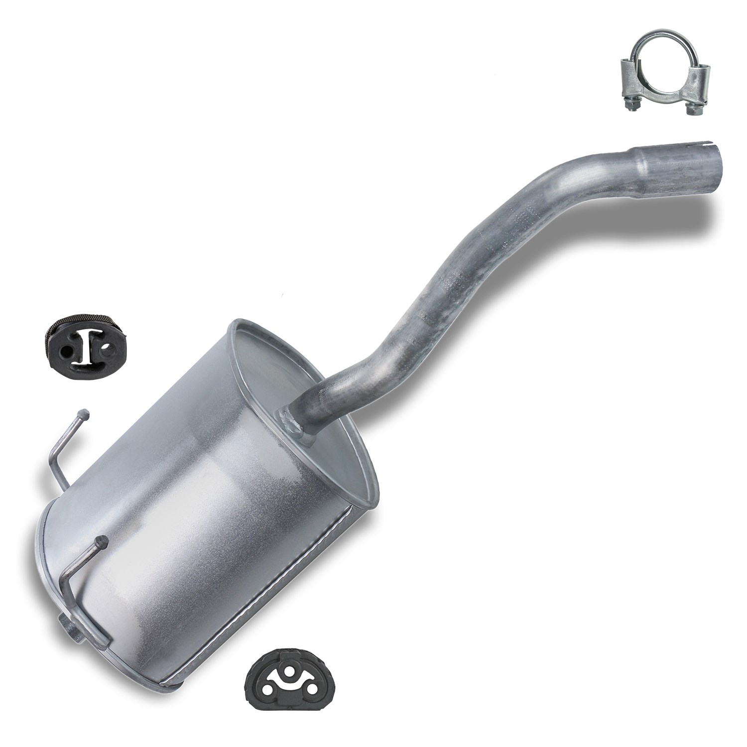 Imasaf Endschalldämpfer + Montagematerial [Hersteller-Nr. 40191917] für Ford, Fiat