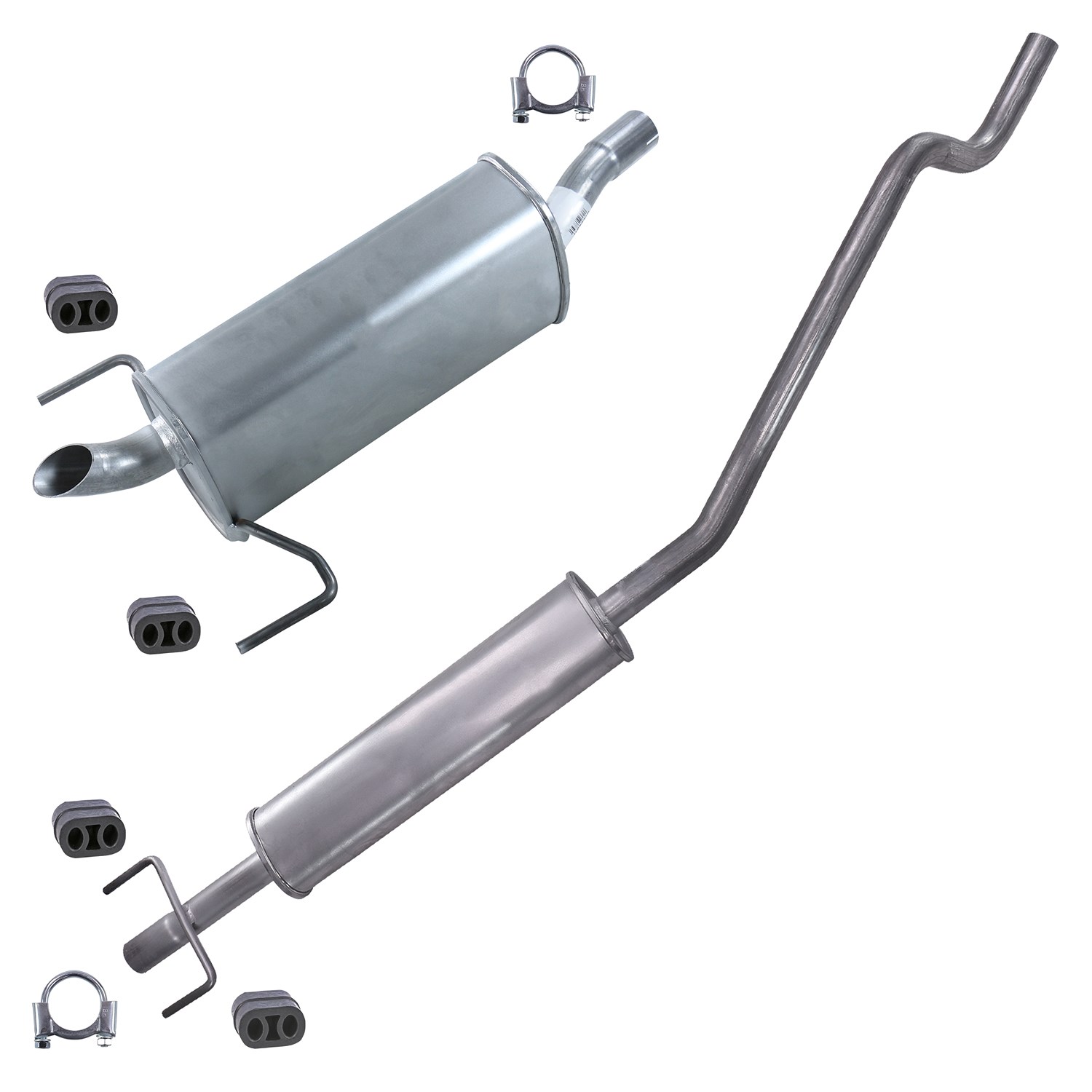 Imasaf Set Schalldämpfer + Montagematerial [Hersteller-Nr. 40191945] für Opel