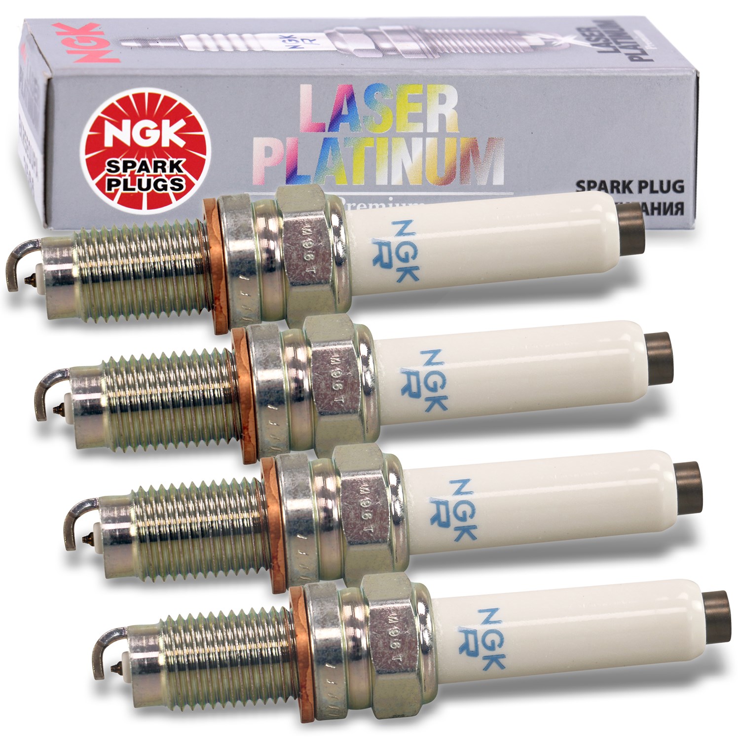 Ngk 4x Zündkerze PZKER7B8EGS [Hersteller-Nr. 93231] für VW, Skoda, Seat, Audi