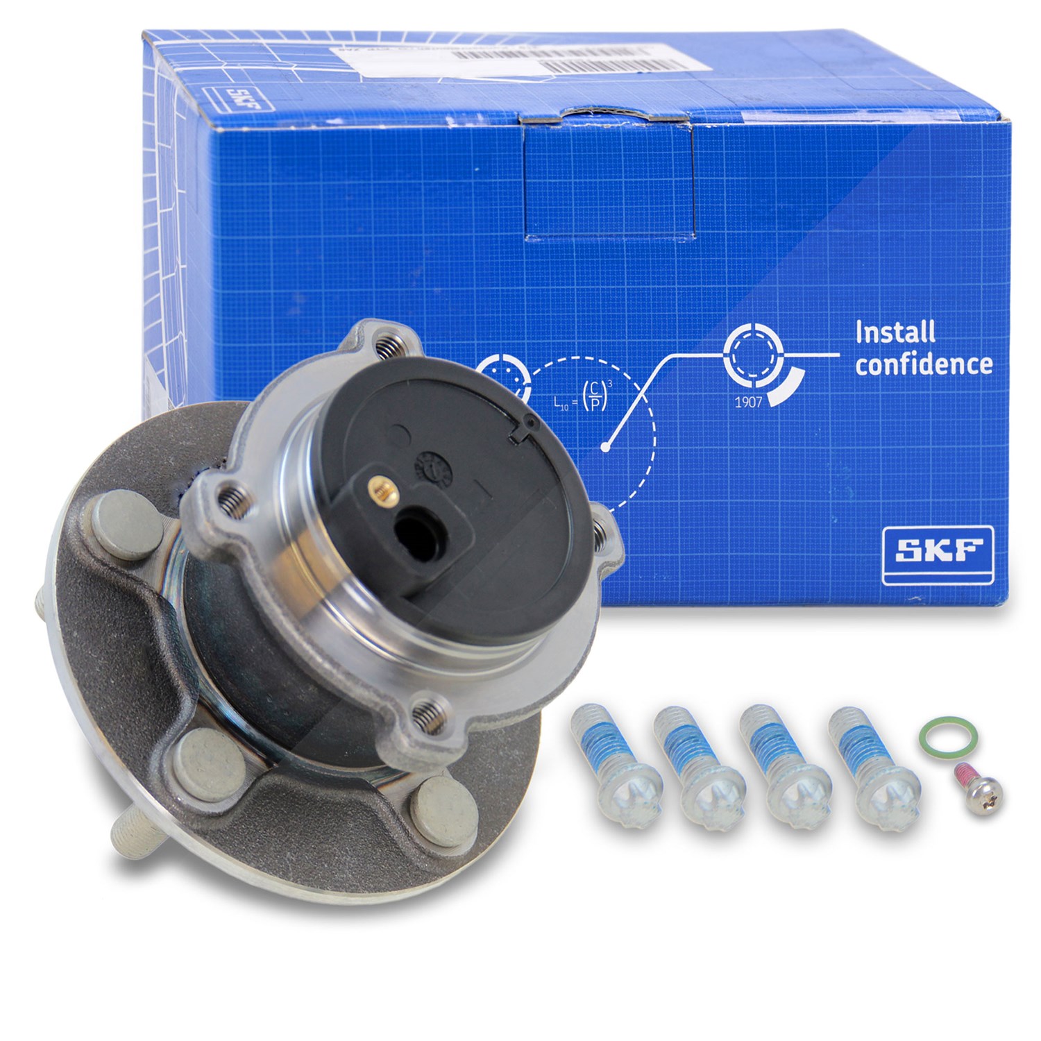 Skf Radlagersatz inkl. Radnabe Hinterachse [Hersteller-Nr. VKBA3661] für Ford