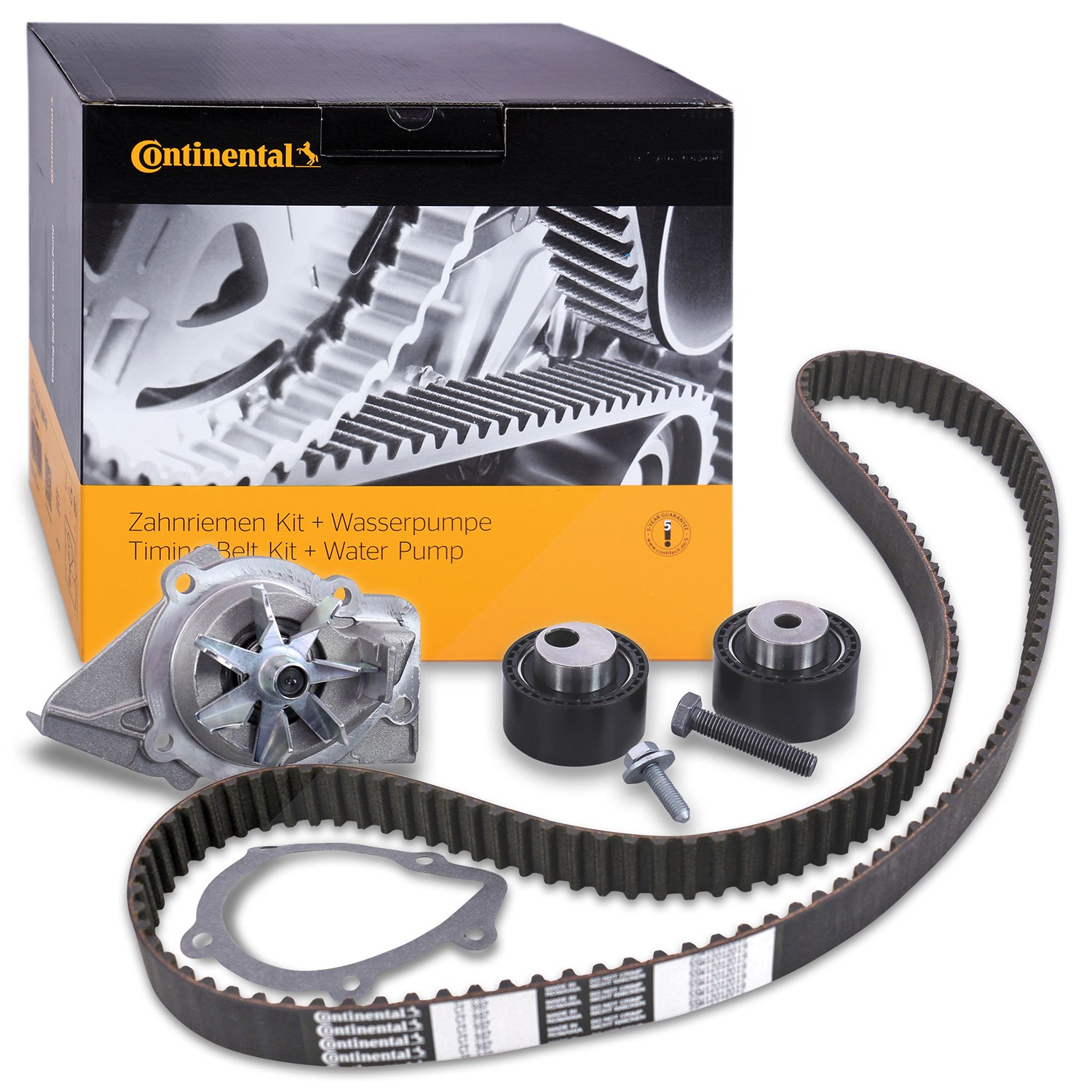 Continental Ctam Zahnriemensatz + Wasserpumpe [Hersteller-Nr. CT987WP1] für Peugeot, Suzuki, Citroën, Lancia, Fiat