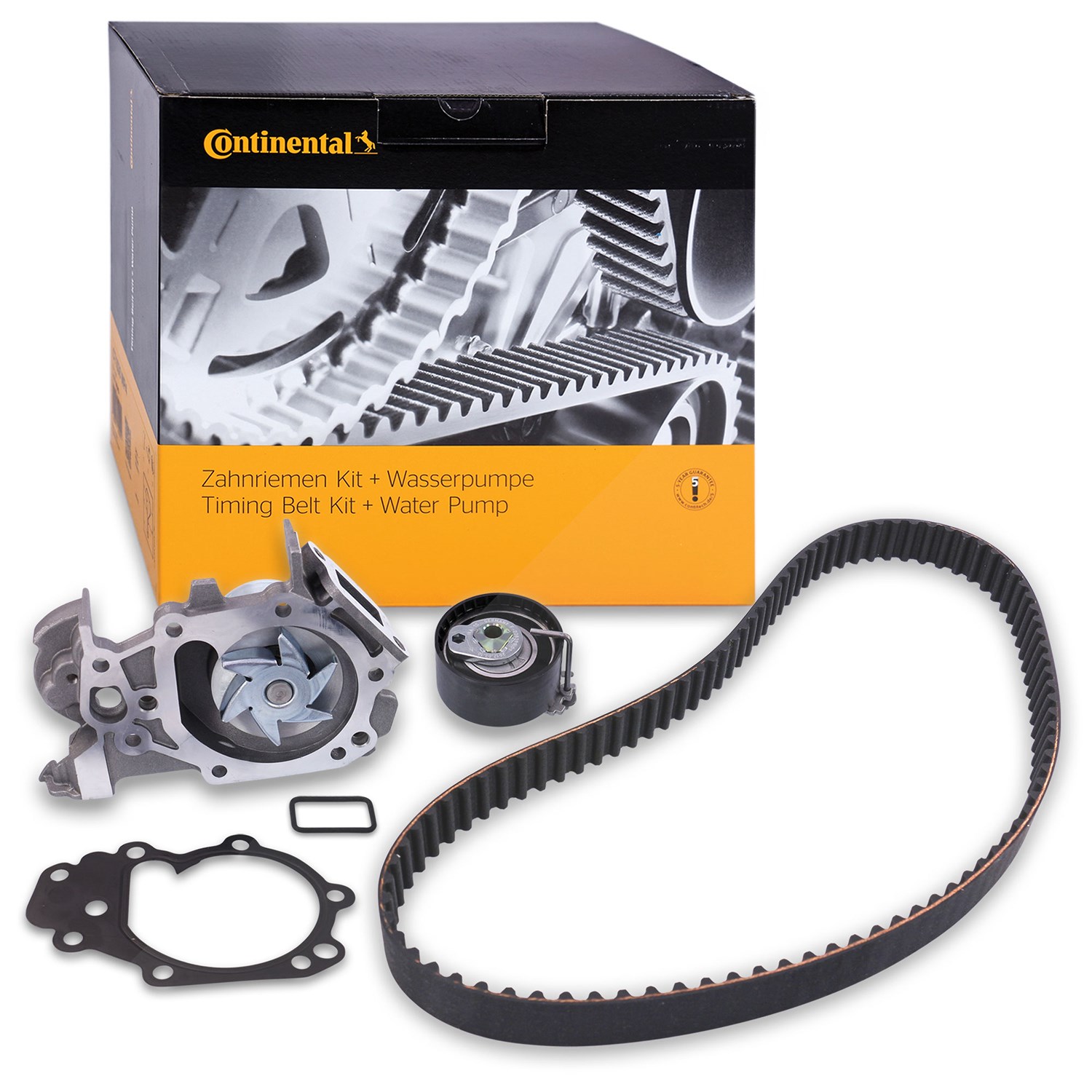 Continental Ctam Zahnriemensatz + Wasserpumpe [Hersteller-Nr. CT1045WP1] für Proton, Dacia, Renault, Nissan