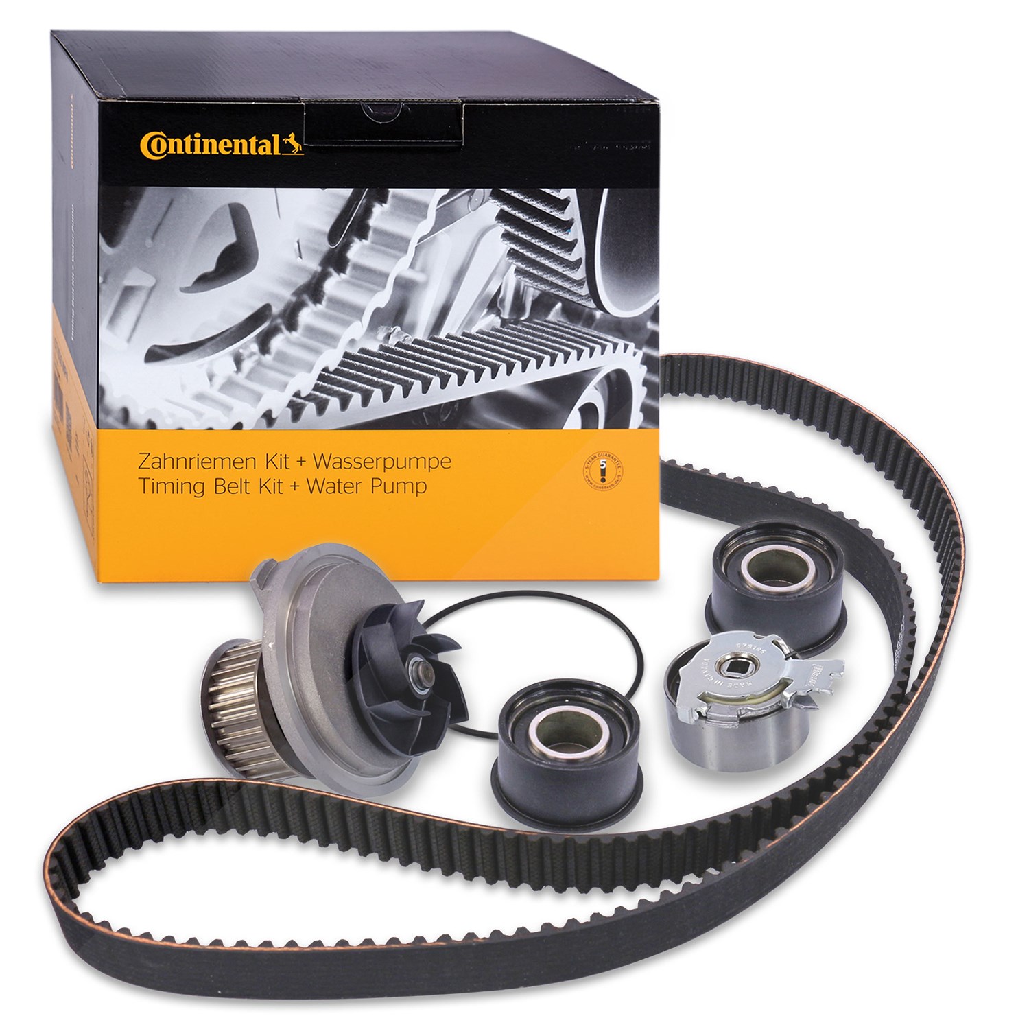 Continental Ctam Wasserpumpe + Zahnriemensatz [Hersteller-Nr. CT870WP2] für Daewoo, Chevrolet, Opel, Vauxhall
