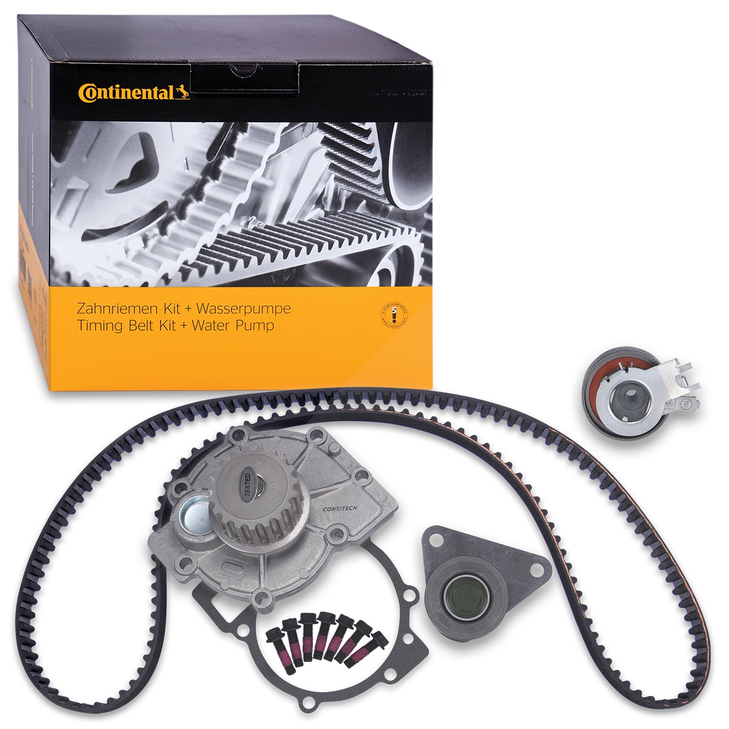 Continental Ctam Zahnriemensatz + Wasserpumpe [Hersteller-Nr. CT979WP1] für Renault, Volvo