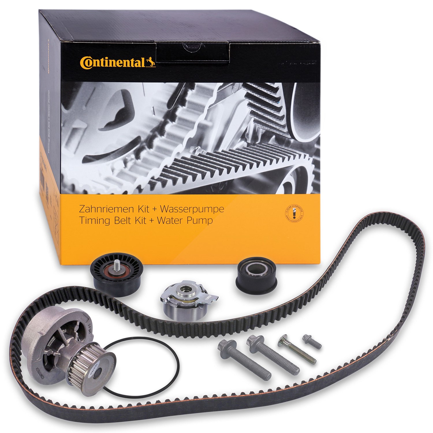 Continental Ctam Zahnriemensatz + Wasserpumpe [Hersteller-Nr. CT873WP4] für Vauxhall, Opel