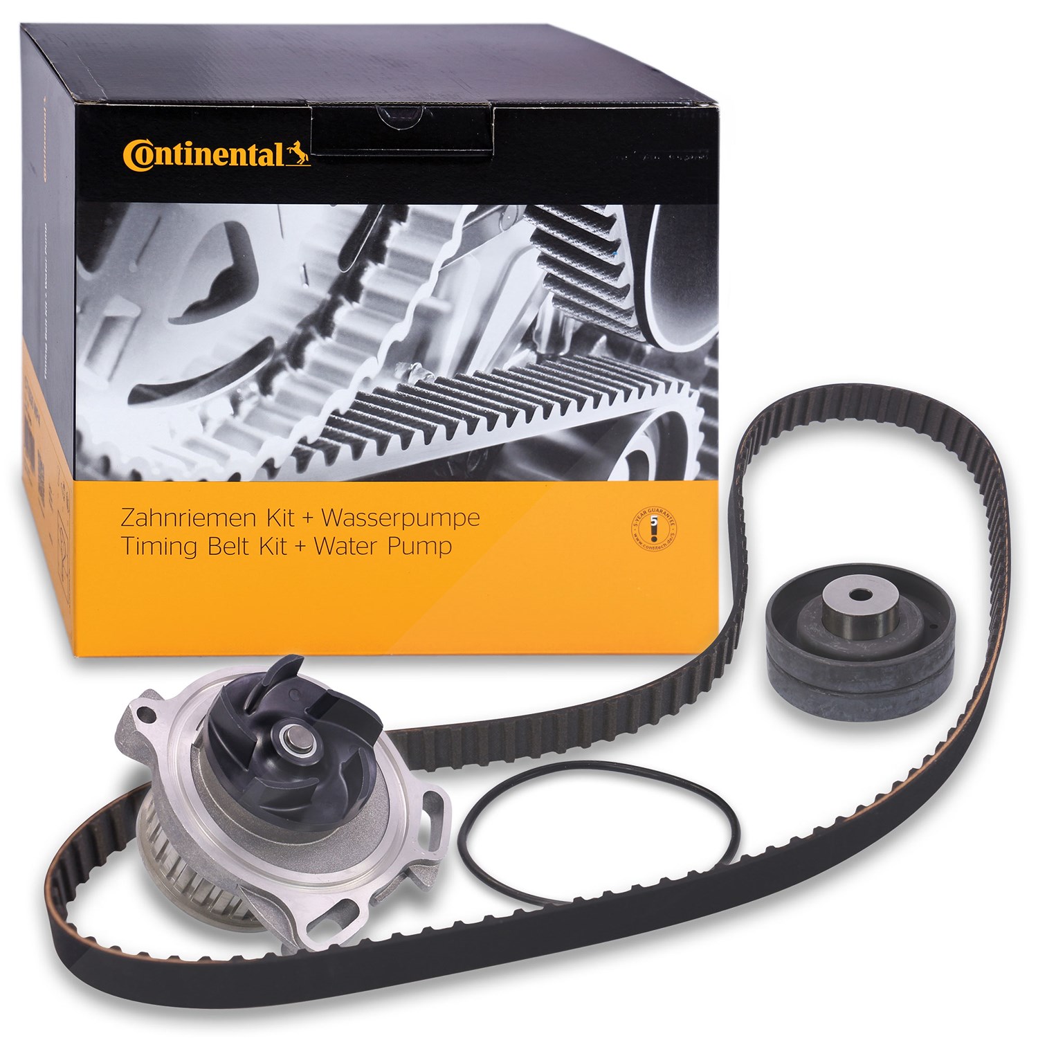 Continental Ctam Zahnriemensatz + Wasserpumpe [Hersteller-Nr. CT660WP1] für VW, Audi