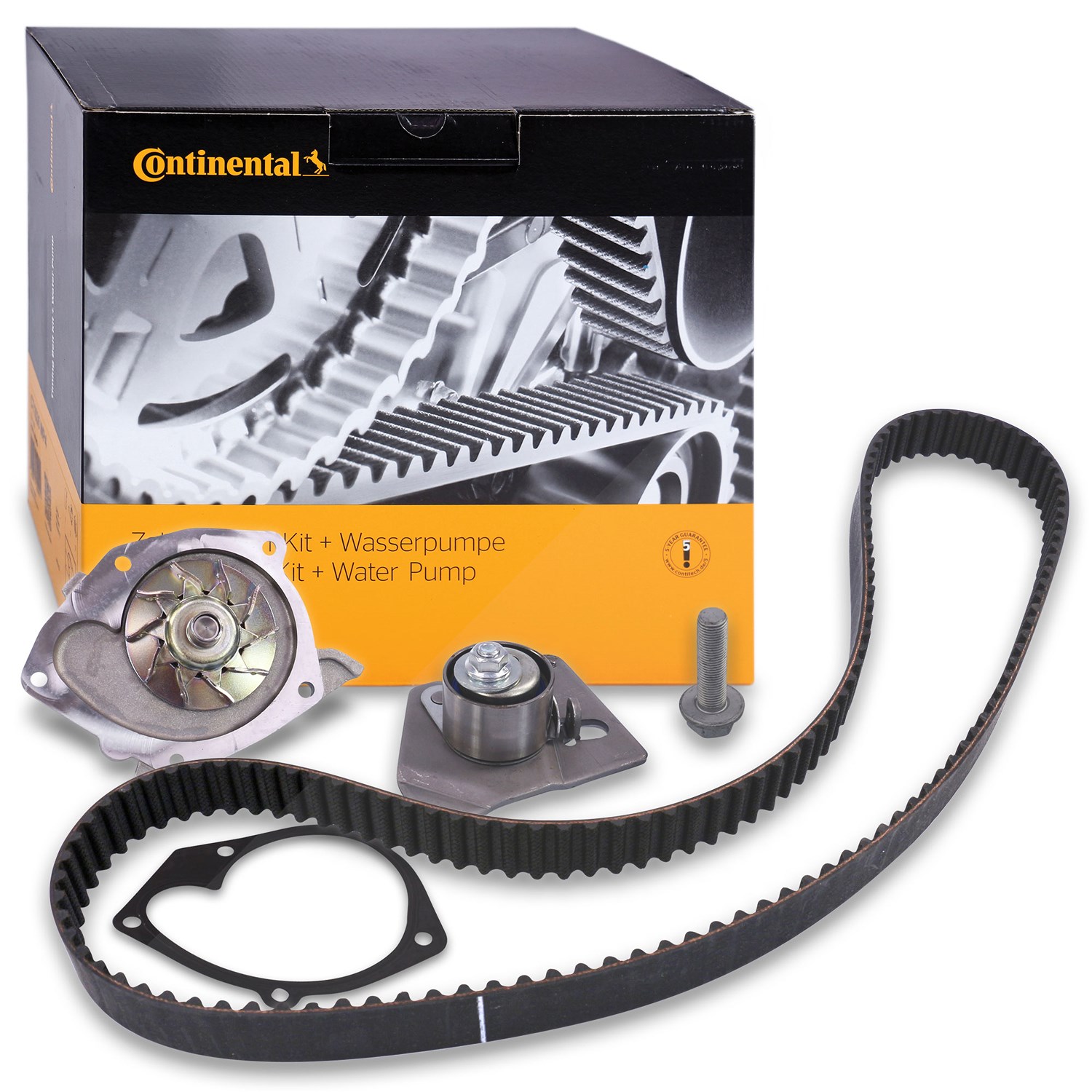 Continental Ctam Zahnriemensatz + Wasserpumpe [Hersteller-Nr. CT1025WP2] für Mitsubishi, Renault, Nissan, Volvo, Opel