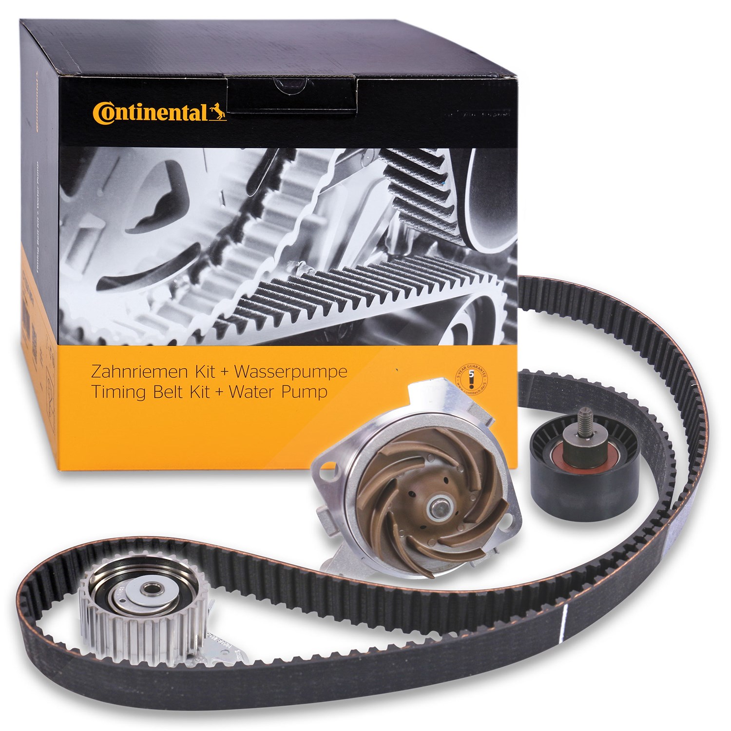 Continental Ctam Zahnriemensatz + Wasserpumpe [Hersteller-Nr. CT877WP2] für Alfa Romeo, Fiat, Lancia
