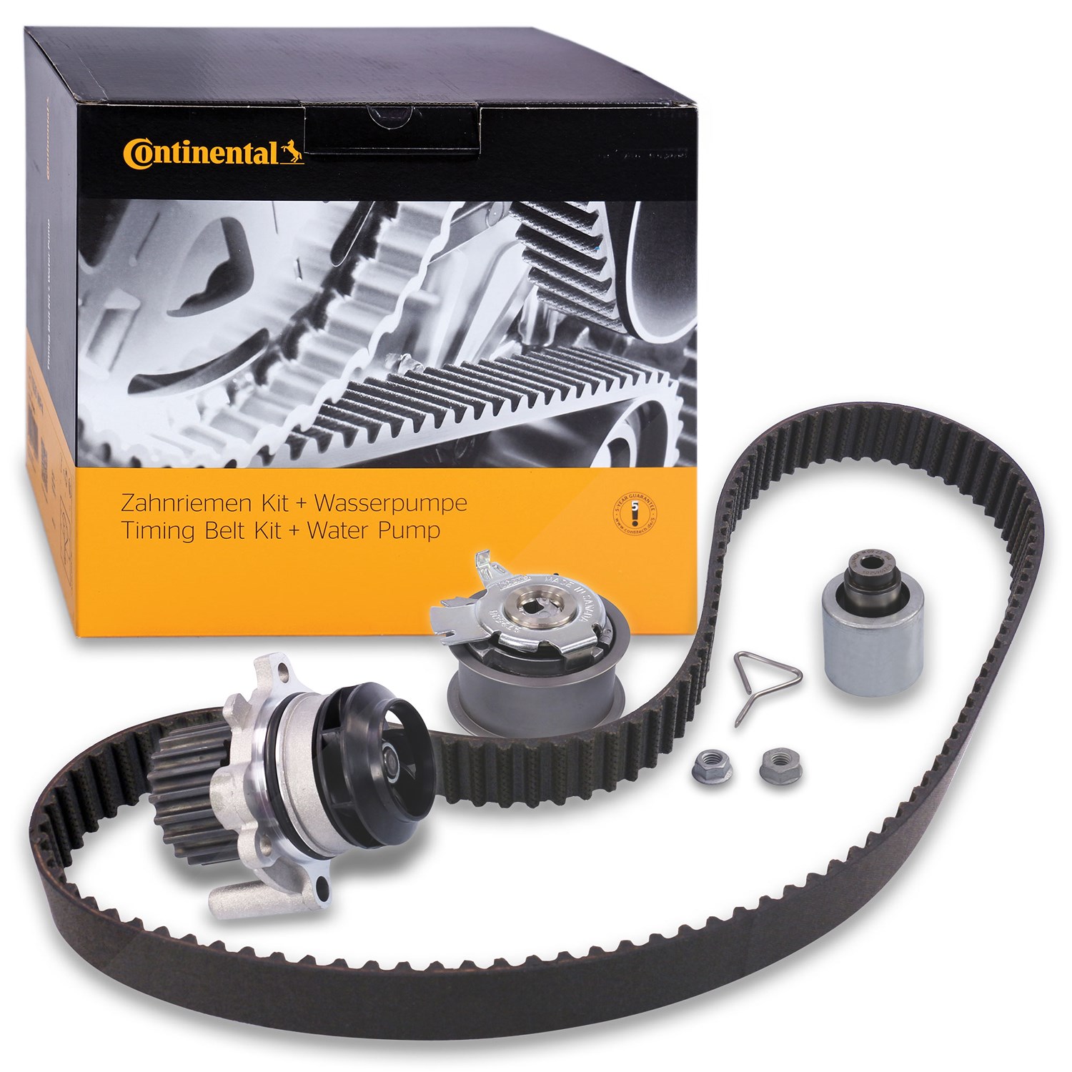 Continental Ctam Zahnriemensatz + Wasserpumpe [Hersteller-Nr. CT1028WP2] für Ford, Audi, VW