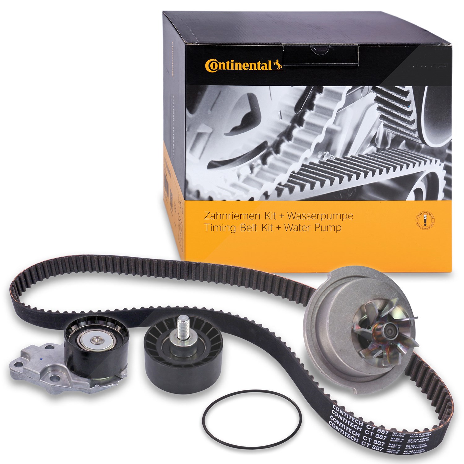Continental Ctam Zahnriemensatz + Wasserpumpe [Hersteller-Nr. CT887WP2] für Chevrolet, Daewoo