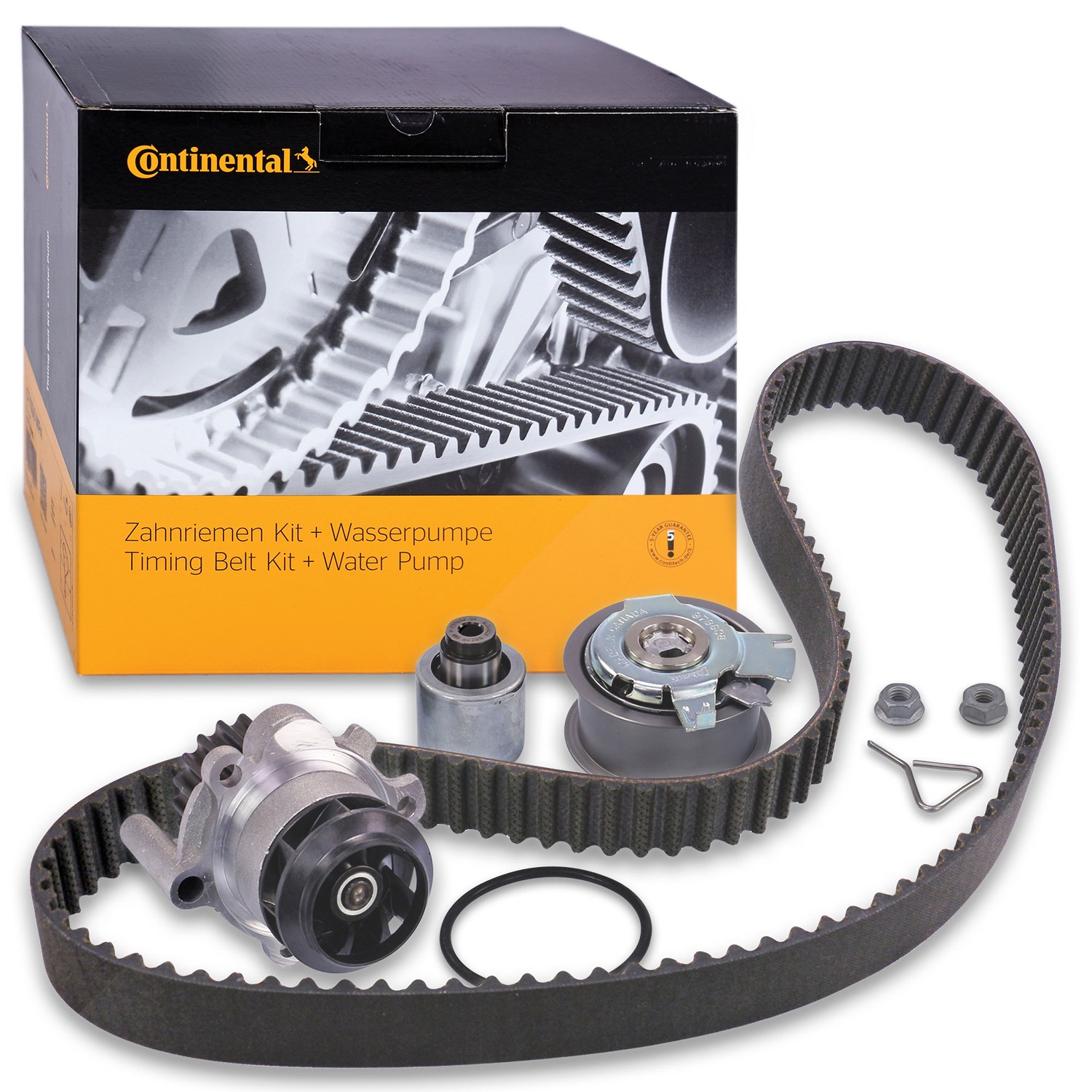 Continental Ctam Zahnriemensatz + Wasserpumpe [Hersteller-Nr. CT1028WP1] für Seat, VW, Audi