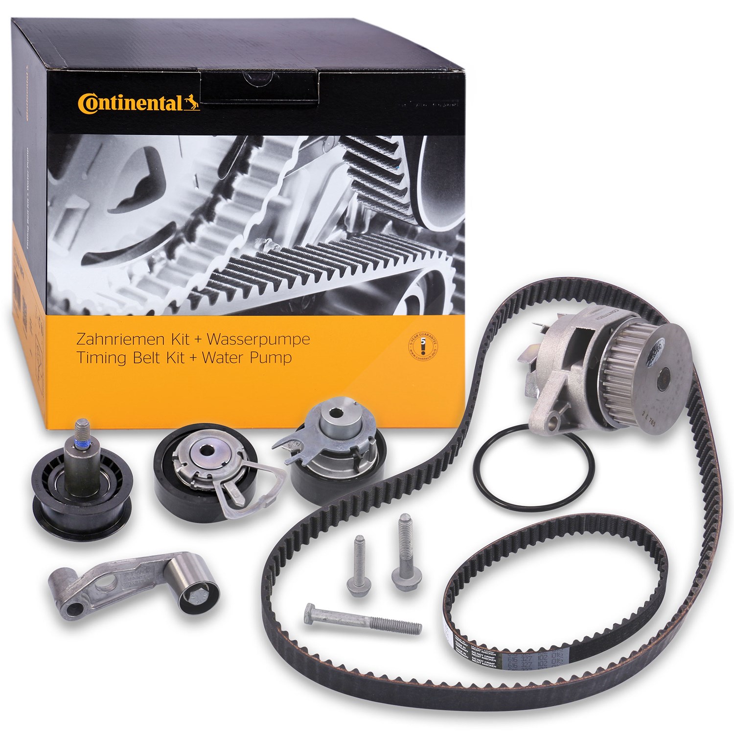 Continental Ctam Zahnriemensatz + Wasserpumpe [Hersteller-Nr. CT957WP2] für VW, Seat, Audi