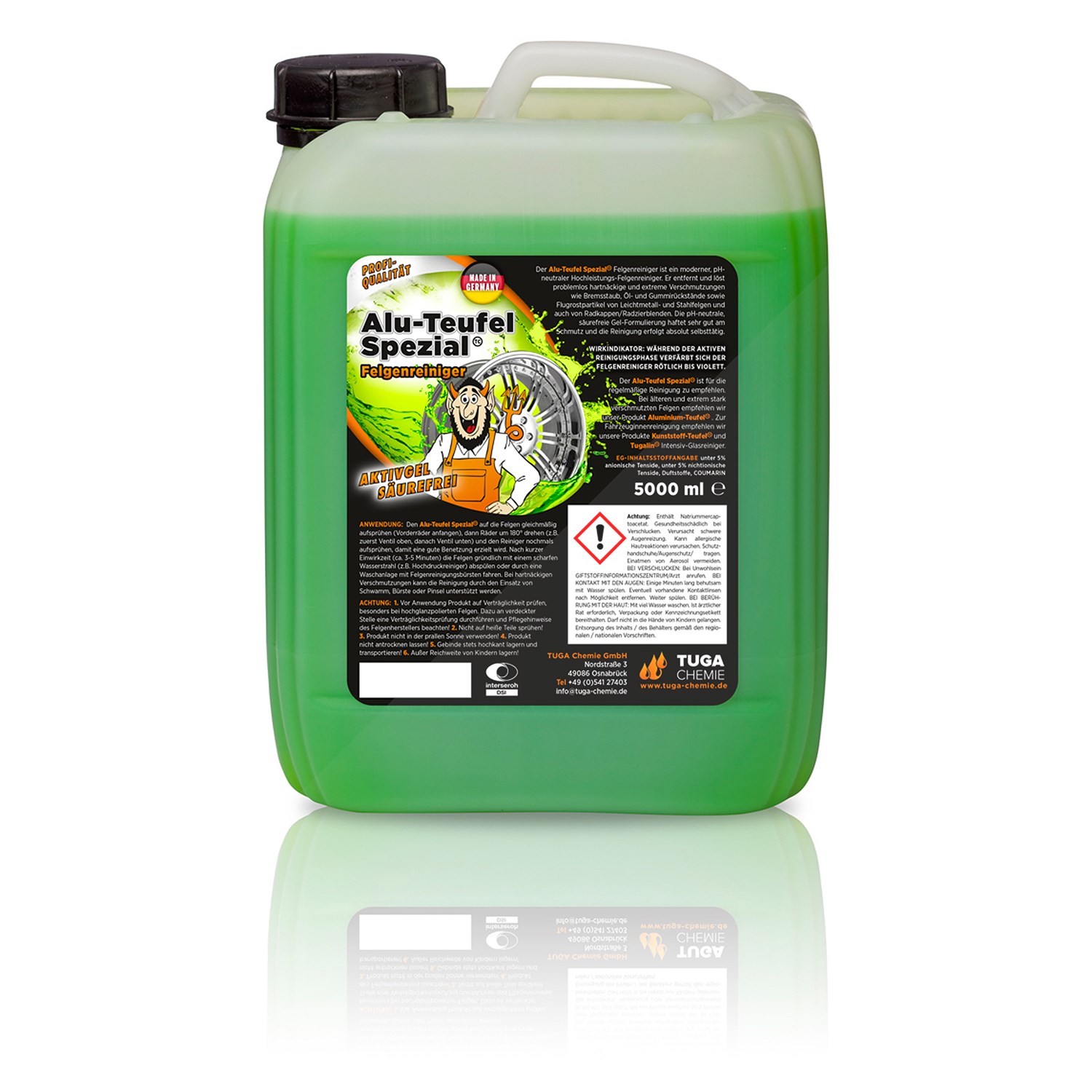 Tuga Chemie 5 L Alu-Teufel Spezial® Felgenreiniger [Hersteller-Nr. AS-5-D]
