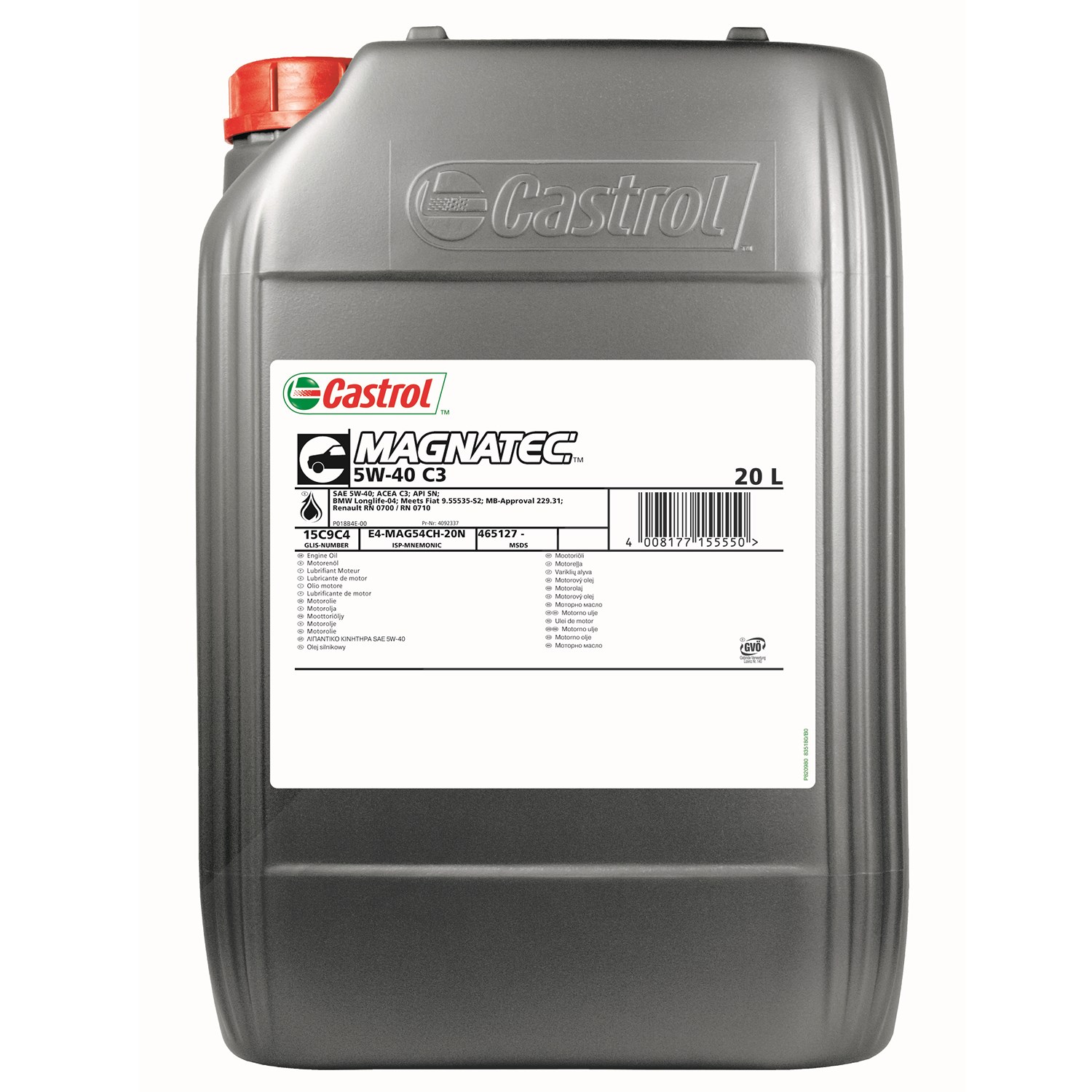 Castrol 20 L Magnatec 5W-40 C3 [Hersteller-Nr. 15C9C4]