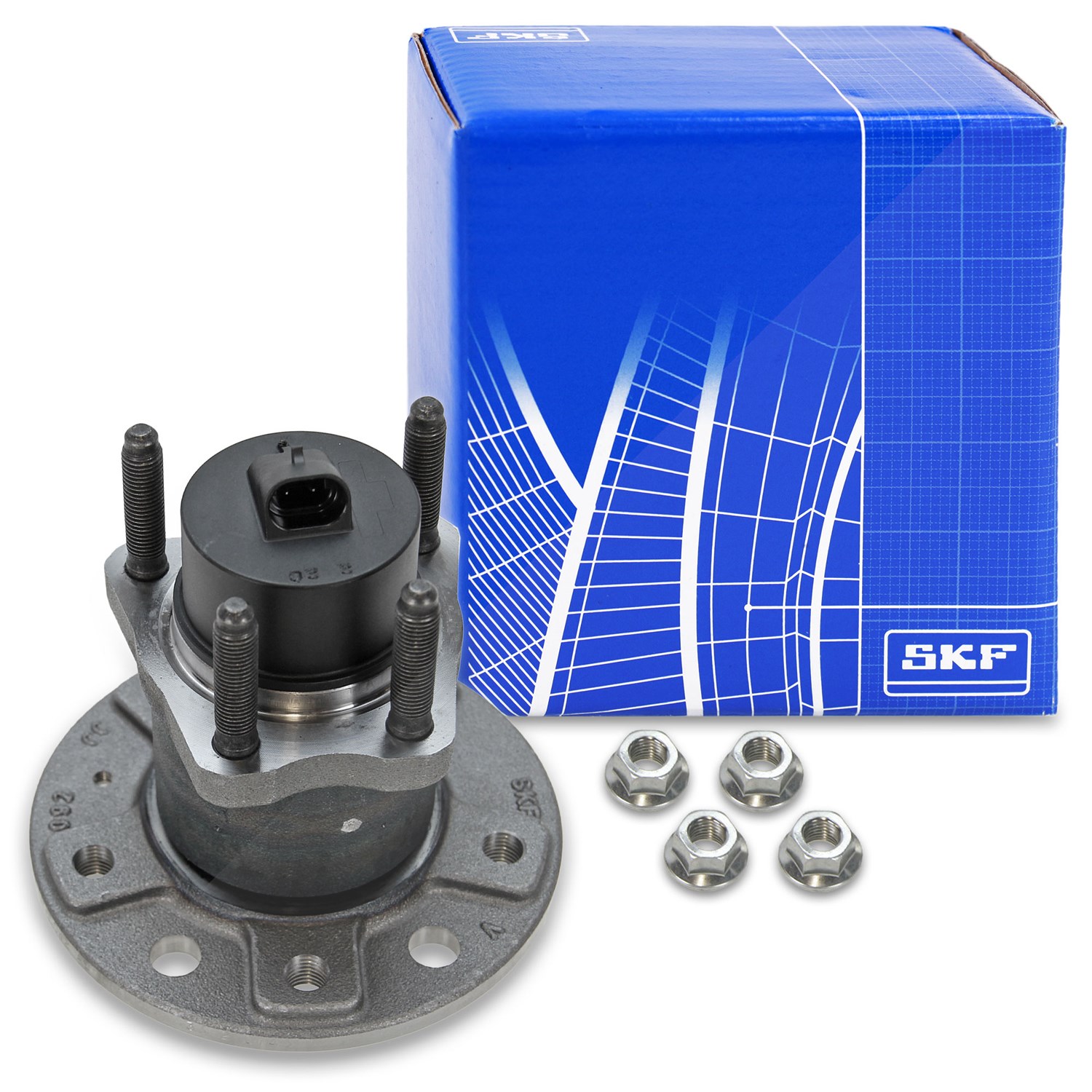 Skf Radlagersatz inkl. Radnabe Hinterachse [Hersteller-Nr. VKBA3555] für Vauxhall, Saab, Opel