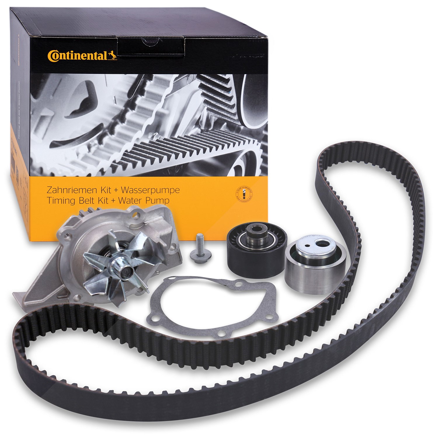 Continental Ctam Zahnriemensatz + Wasserpumpe [Hersteller-Nr. CT986WP2] für Peugeot, Fiat, Citroën, Toyota