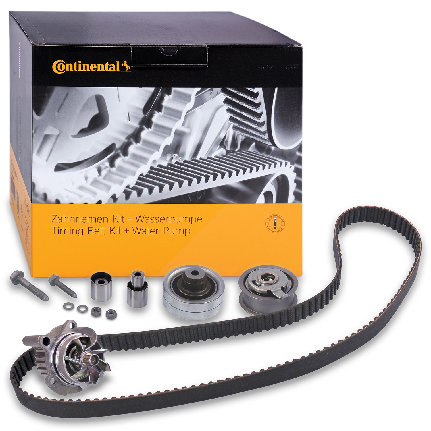 Continental Ctam Zahnriemensatz + Wasserpumpe [Hersteller-Nr. CT1044WP1] für VW, Seat, Audi, Skoda