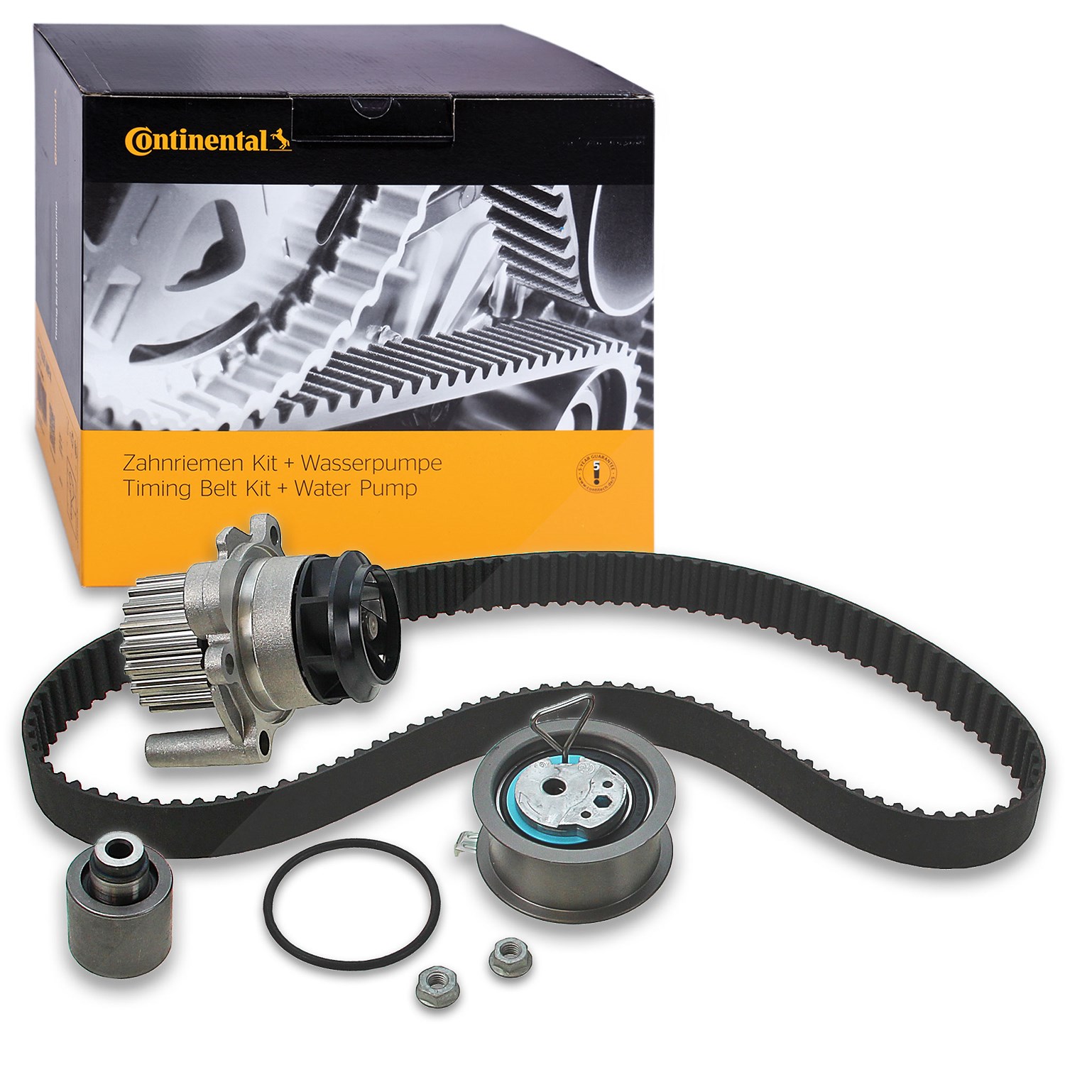 Continental Ctam Zahnriemensatz + Wasserpumpe [Hersteller-Nr. CT1028WP3] für Seat, Audi, Skoda, Ford, VW