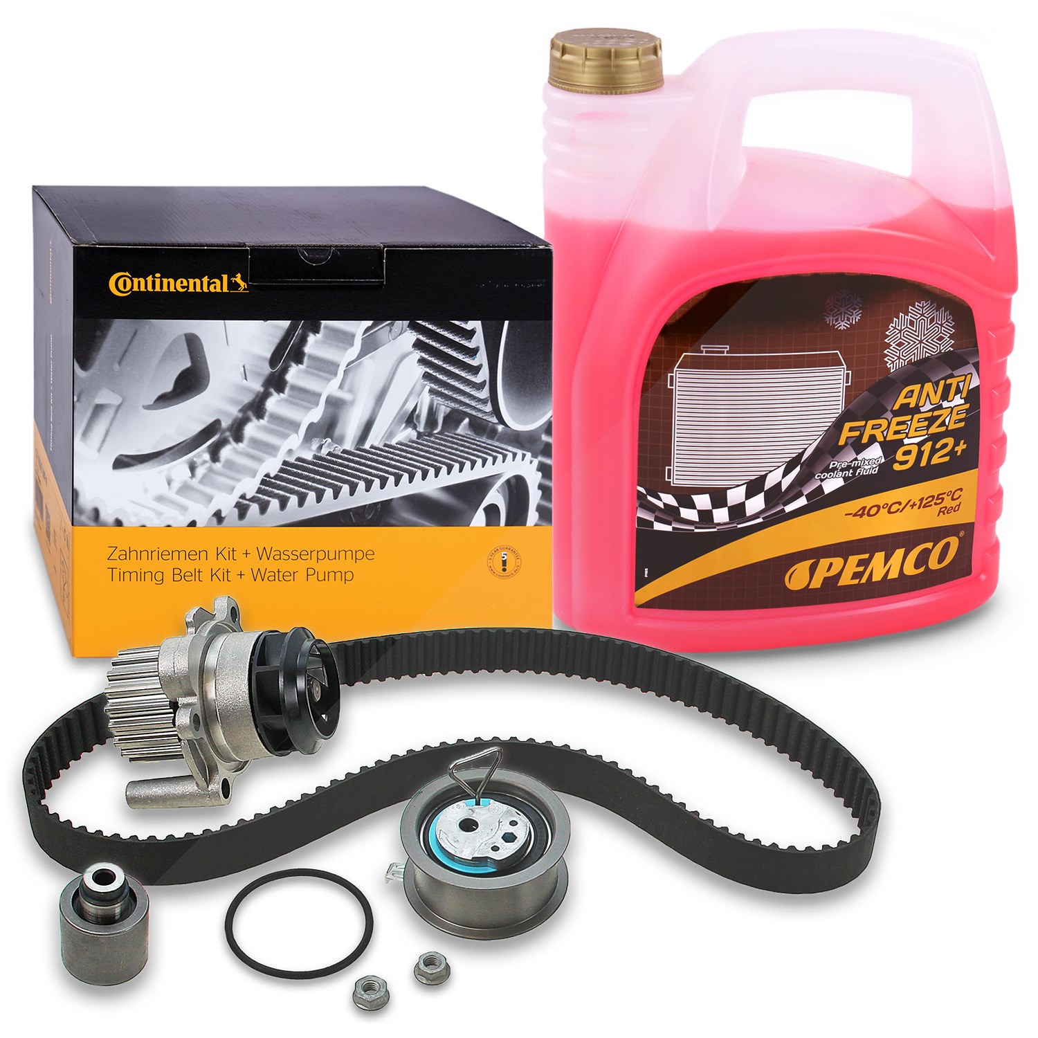 Continental Ctam Zahnriemensatz + Kühlerfrostschutz [Hersteller-Nr. 40197909] für Ford, Seat, Skoda, Audi, VW