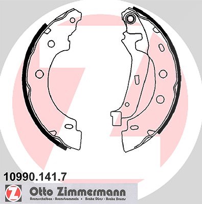 Zimmermann Bremsbackensatz [Hersteller-Nr. 10990.141.7] für Renault
